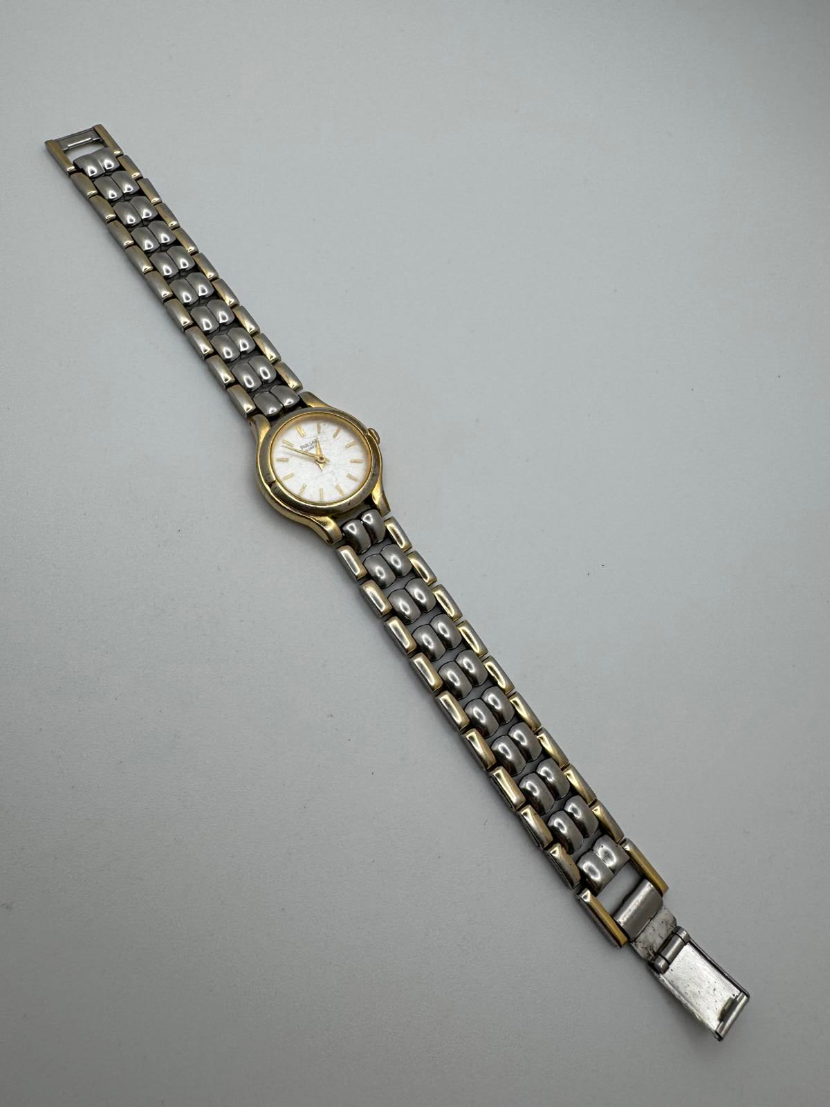 Vintage Pulsar Quartz Watch Gold Two Tone 22mm Japan Movement New Battery