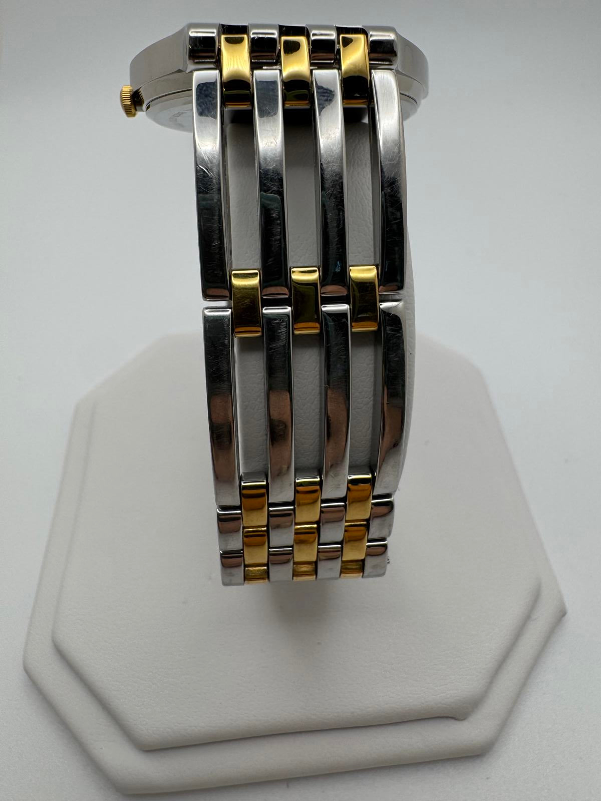 Vintage Pulsar Two-Tone Quartz Watch 35mm Silver/Gold Dress | Hole Watch Co