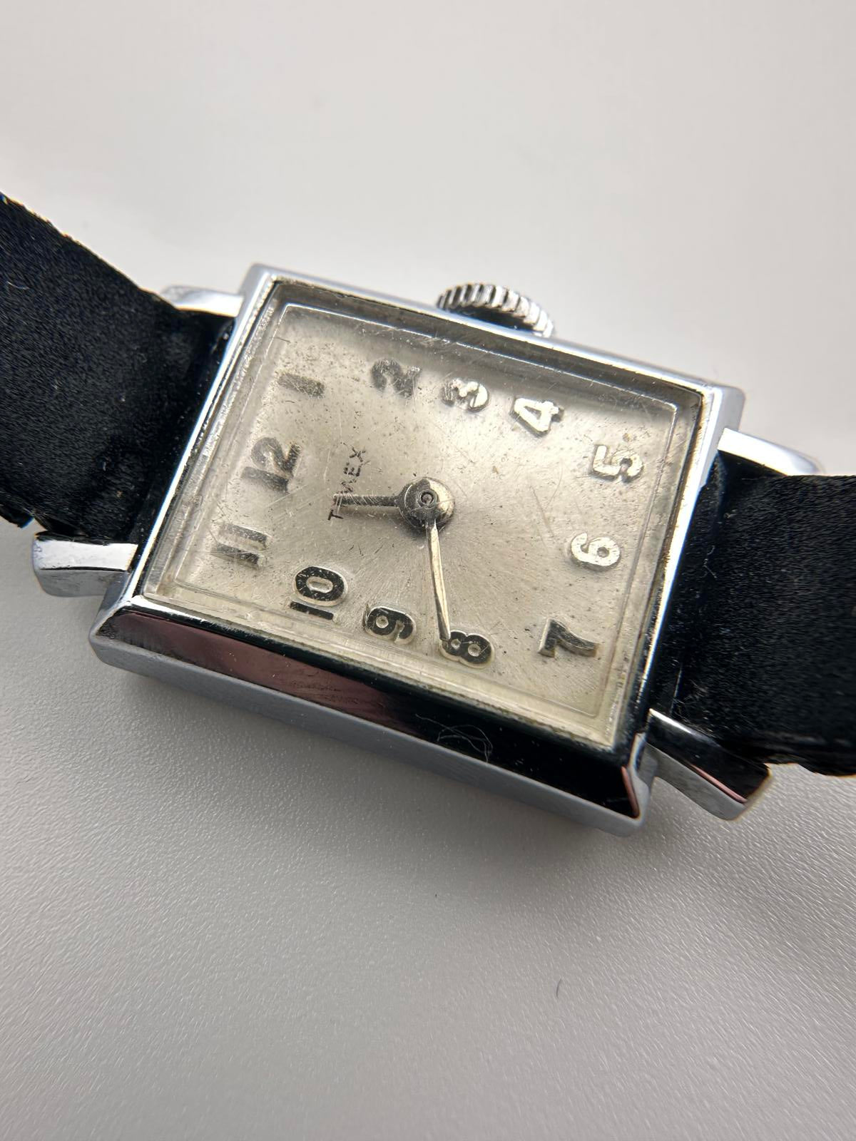 Vintage Timex Mechanical Women’s Watch Square Case 17.5mm