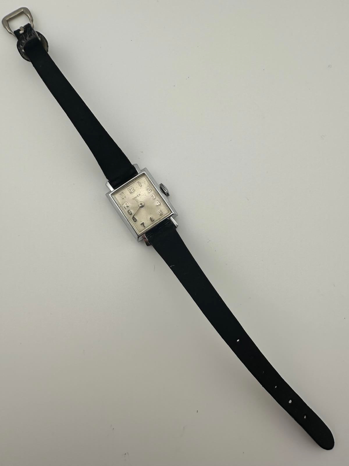 Vintage Timex Mechanical Women’s Watch Square Case 17.5mm