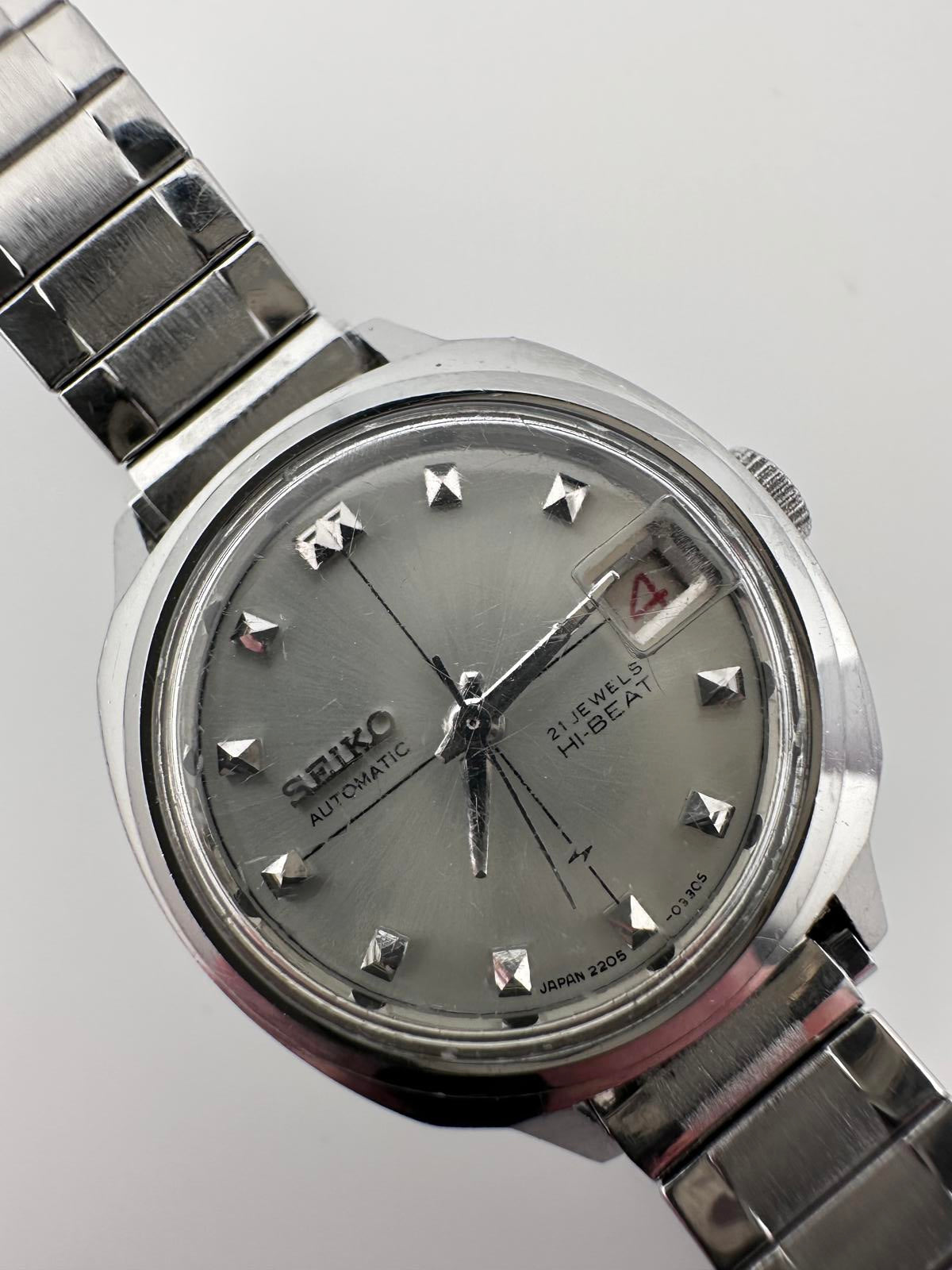 Seiko 2205-9240 Womens 23mm Hi-Beat Automatic 21 Jewels Vintage 173148