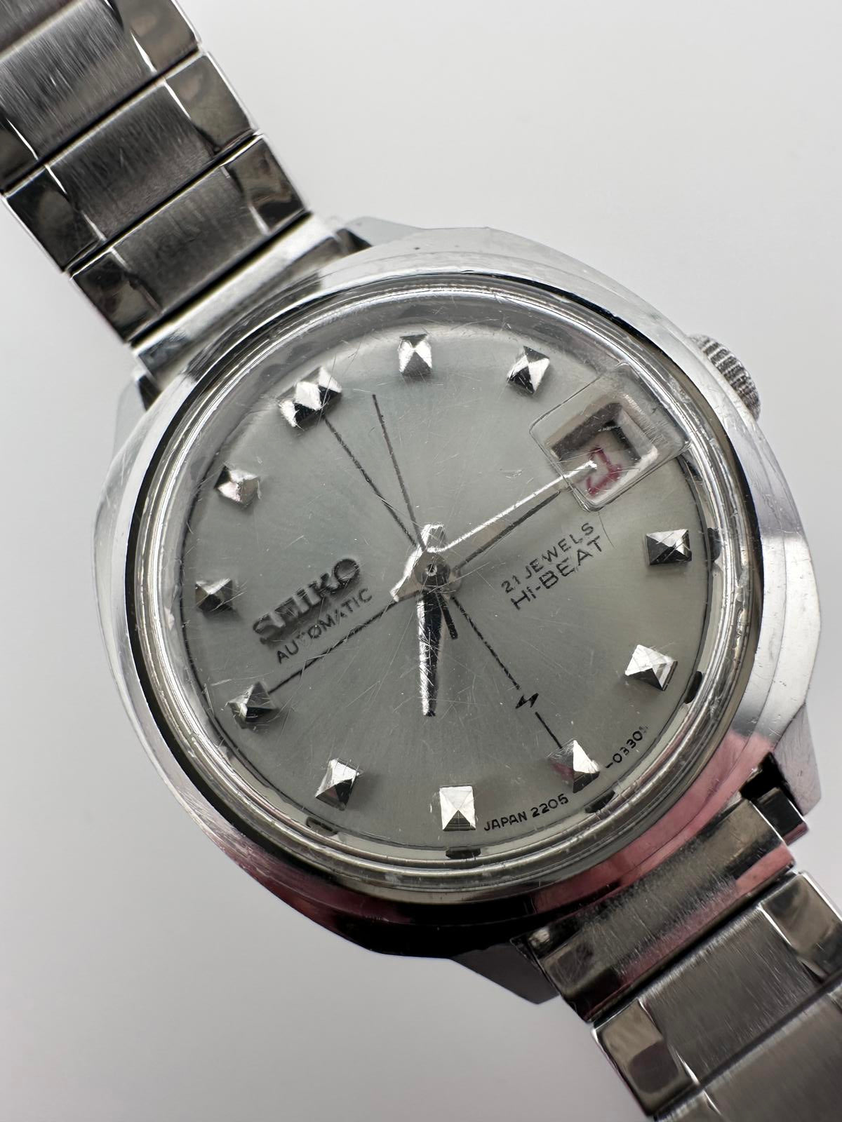 Seiko 2205-9240 Womens 23mm Hi-Beat Automatic 21 Jewels Vintage 173148