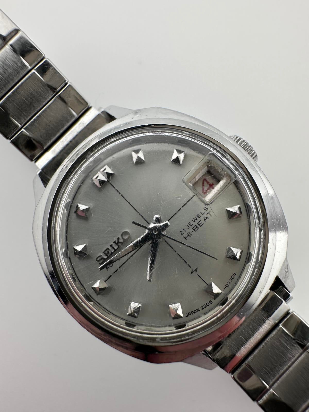 Seiko 2205-9240 Womens 23mm Hi-Beat Automatic 21 Jewels Vintage 173148