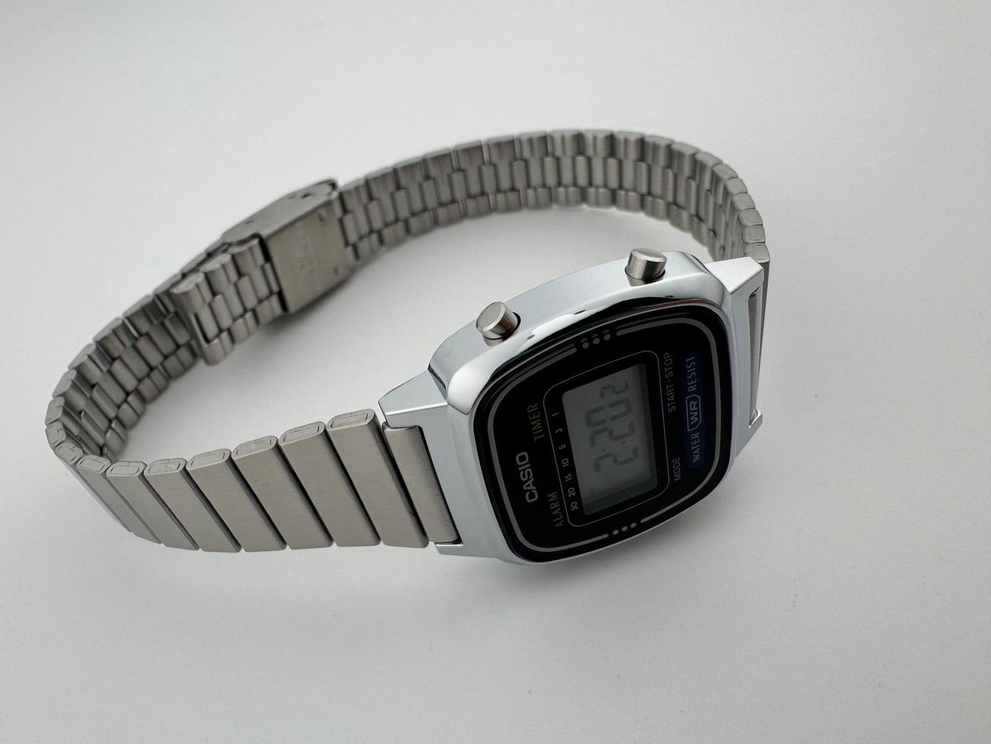 Casio LA670W Women Digital Watch Stainless Steel Vintage Style