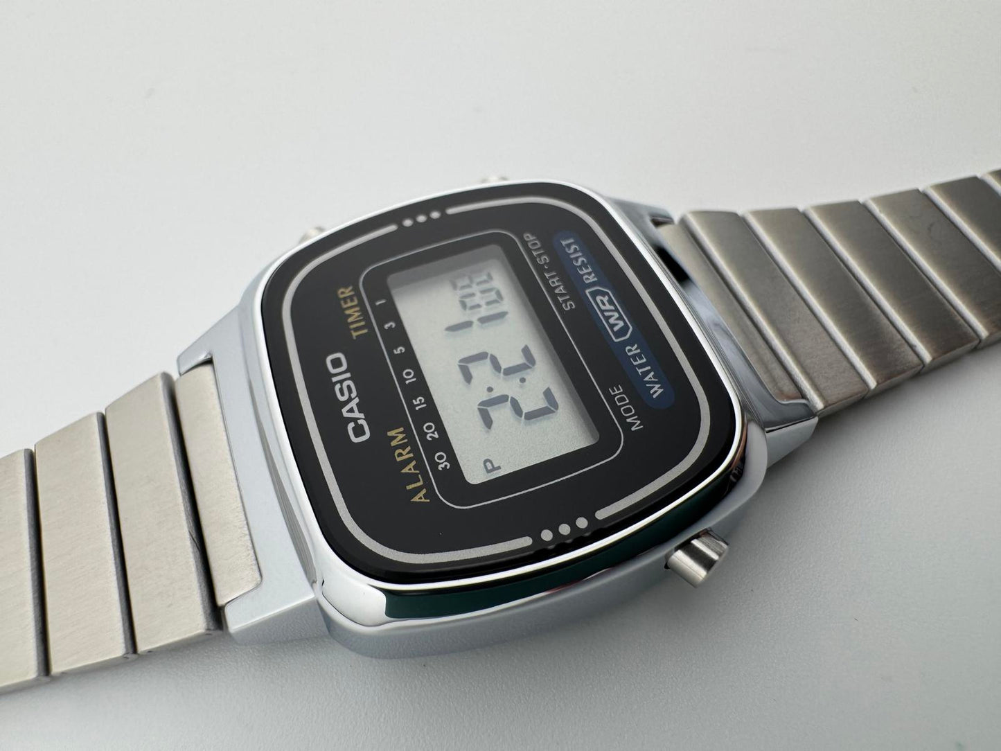 Casio LA670W Women Digital Watch Stainless Steel Vintage Style