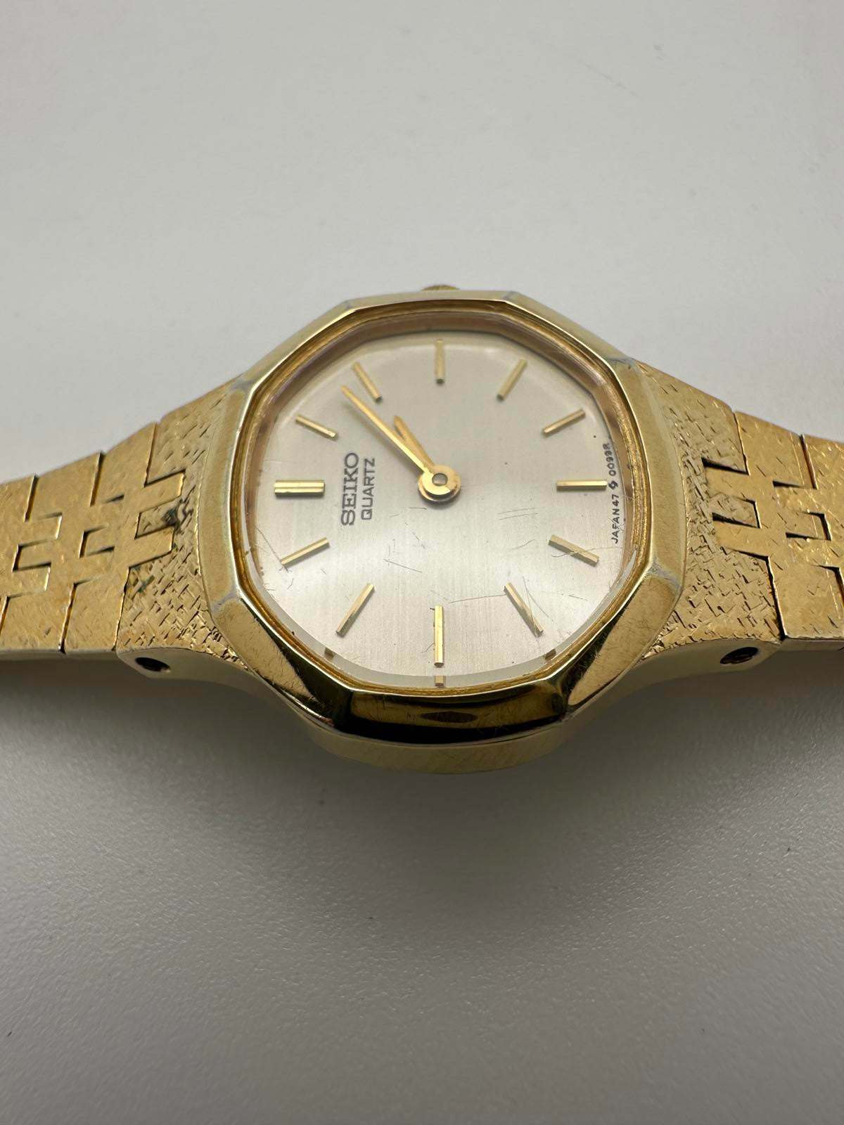 Vintage Seiko Gold Women’s Quartz Watch 21mm – Fresh Battery, Japan