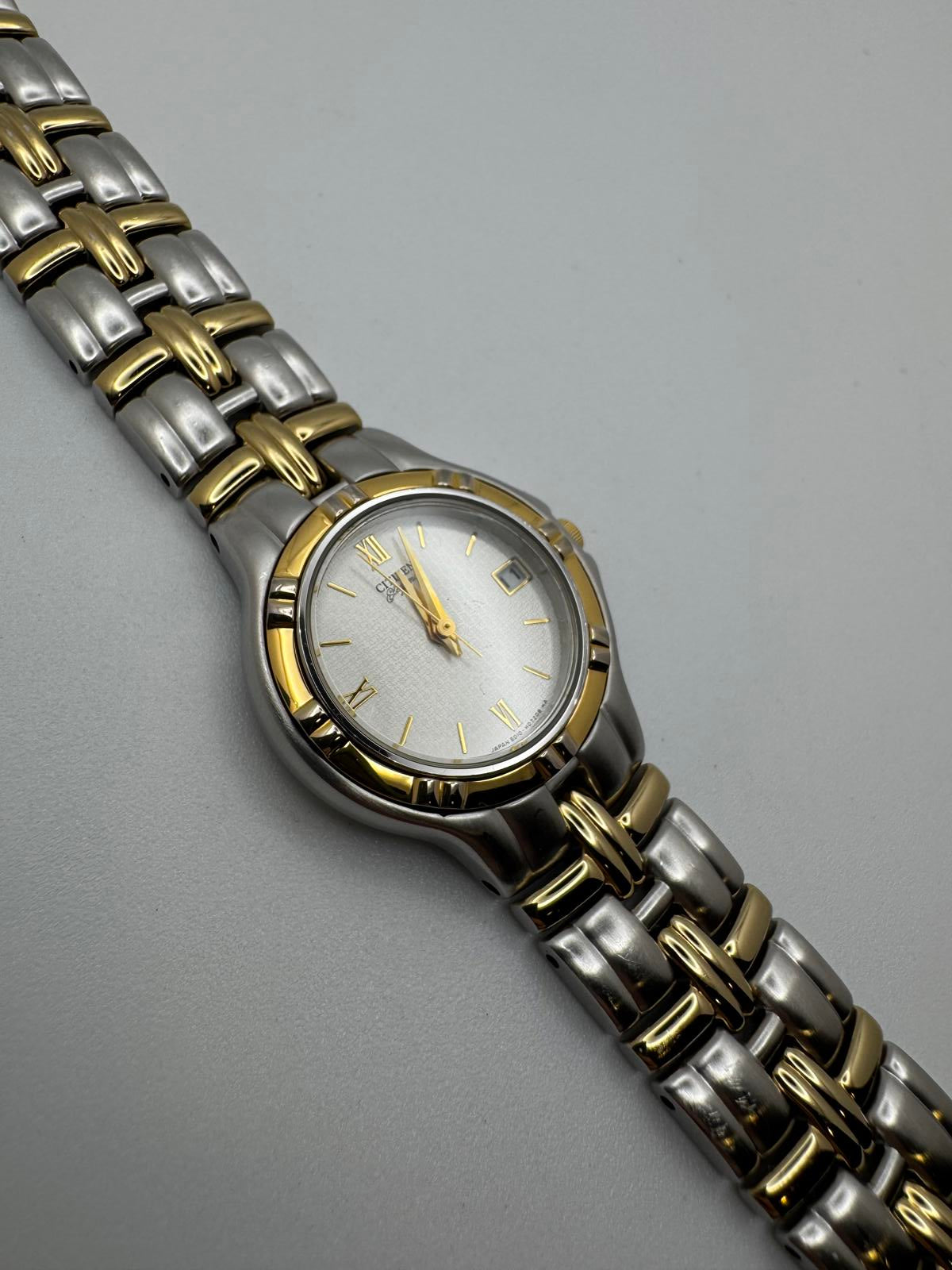 Citizen Elegance Women’s Two-Tone Quartz Watch – 23mm, Date, Fresh Battery