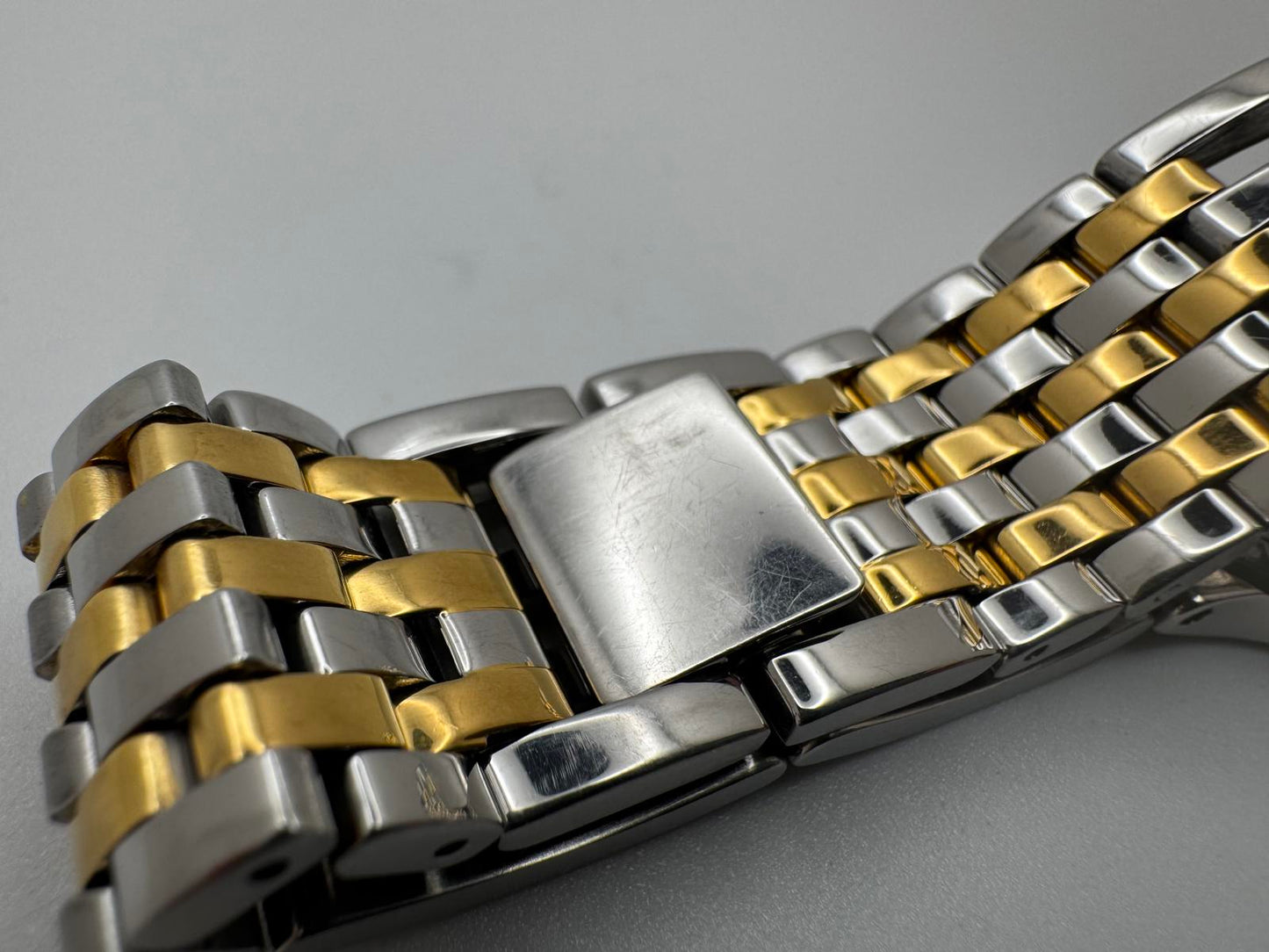 Vintage Pulsar Two-Tone Quartz Watch 35mm Silver/Gold Dress | Hole Watch Co