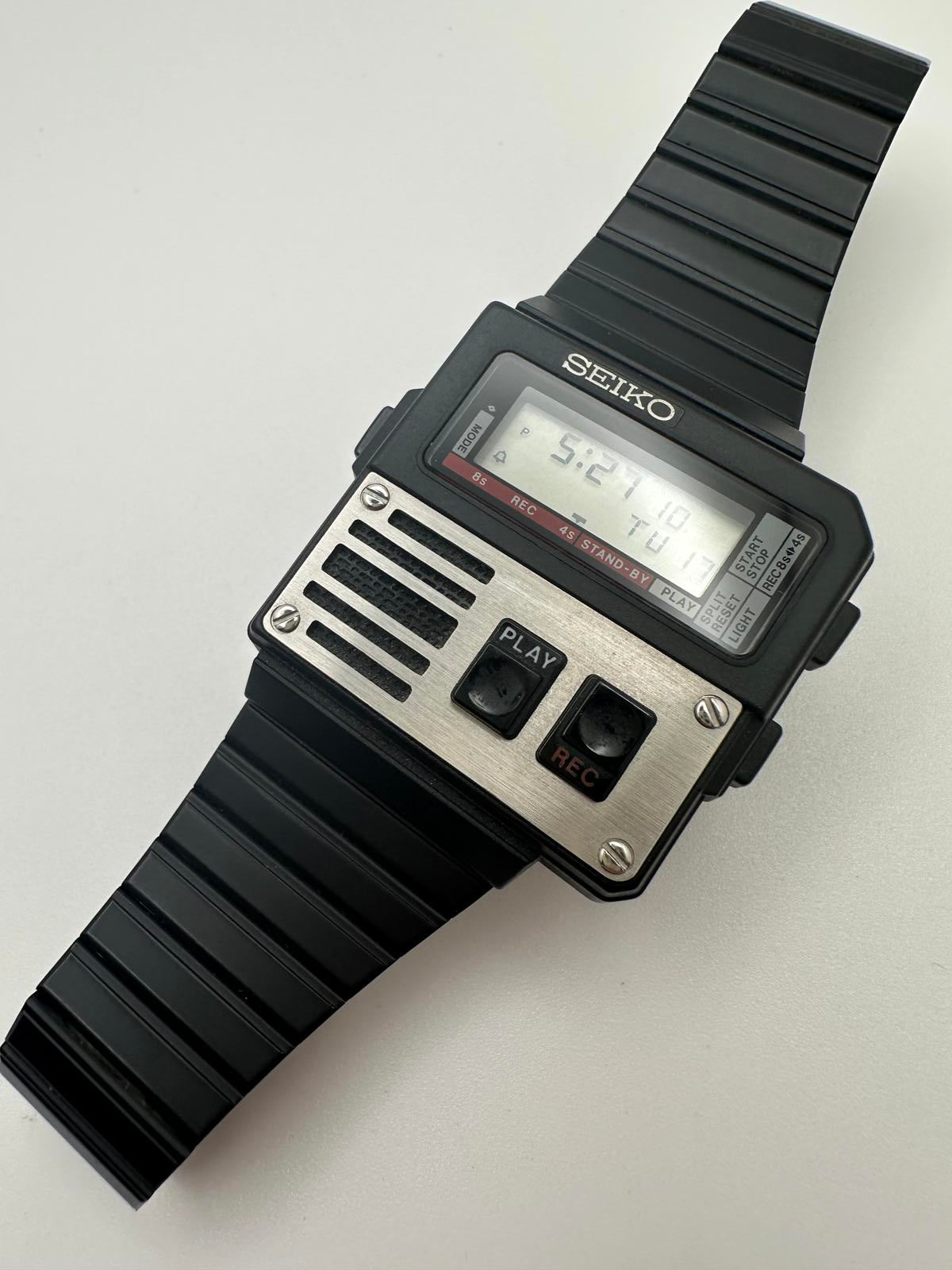 Seiko M516-4009 Voice Note Watch 1980s “Ghostbusters” Collector-Grade