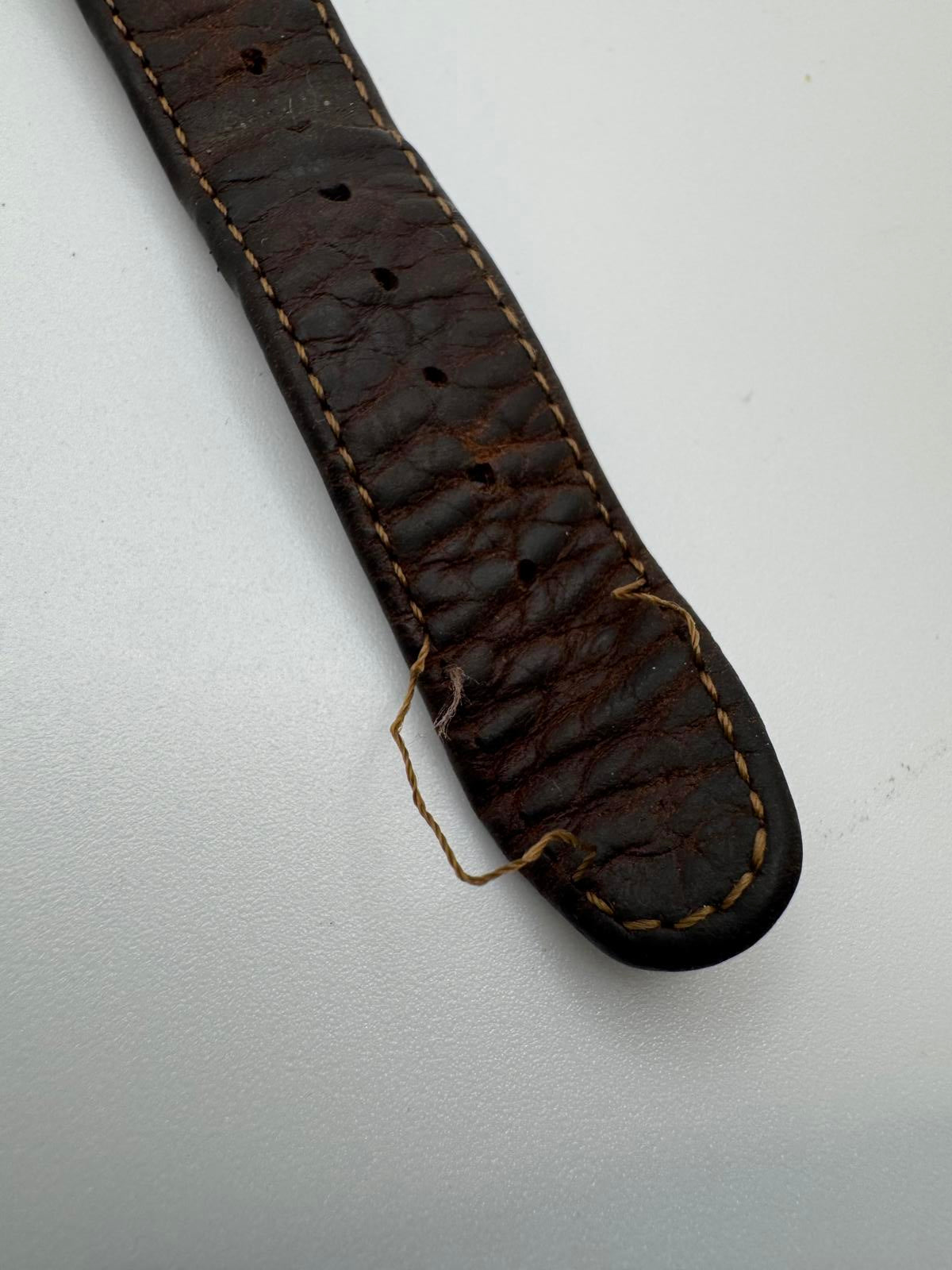 Timex Expedition 38mm Stainless Steel Quartz Watch with Brown Leather Band