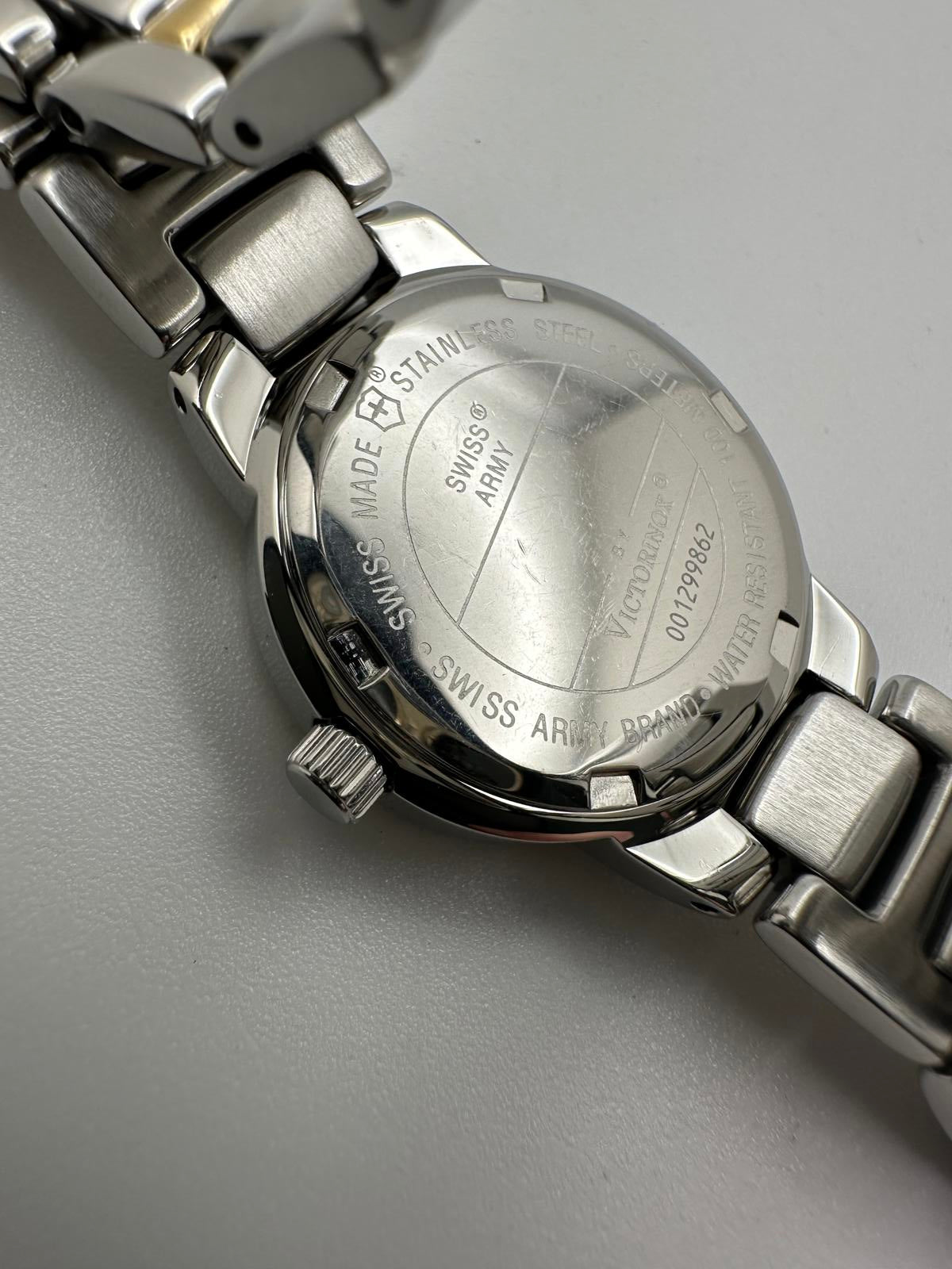 Swiss Army Women’s Two-Tone Quartz Watch 26mm – Swiss Made, Fresh Battery