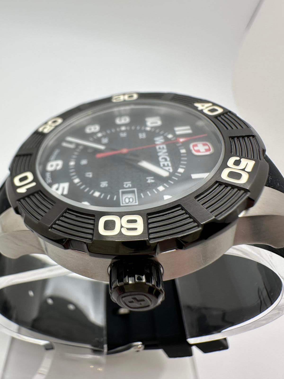 Wenger Swiss Made 45mm Dive Watch – Fresh Battery, Luminous, Date