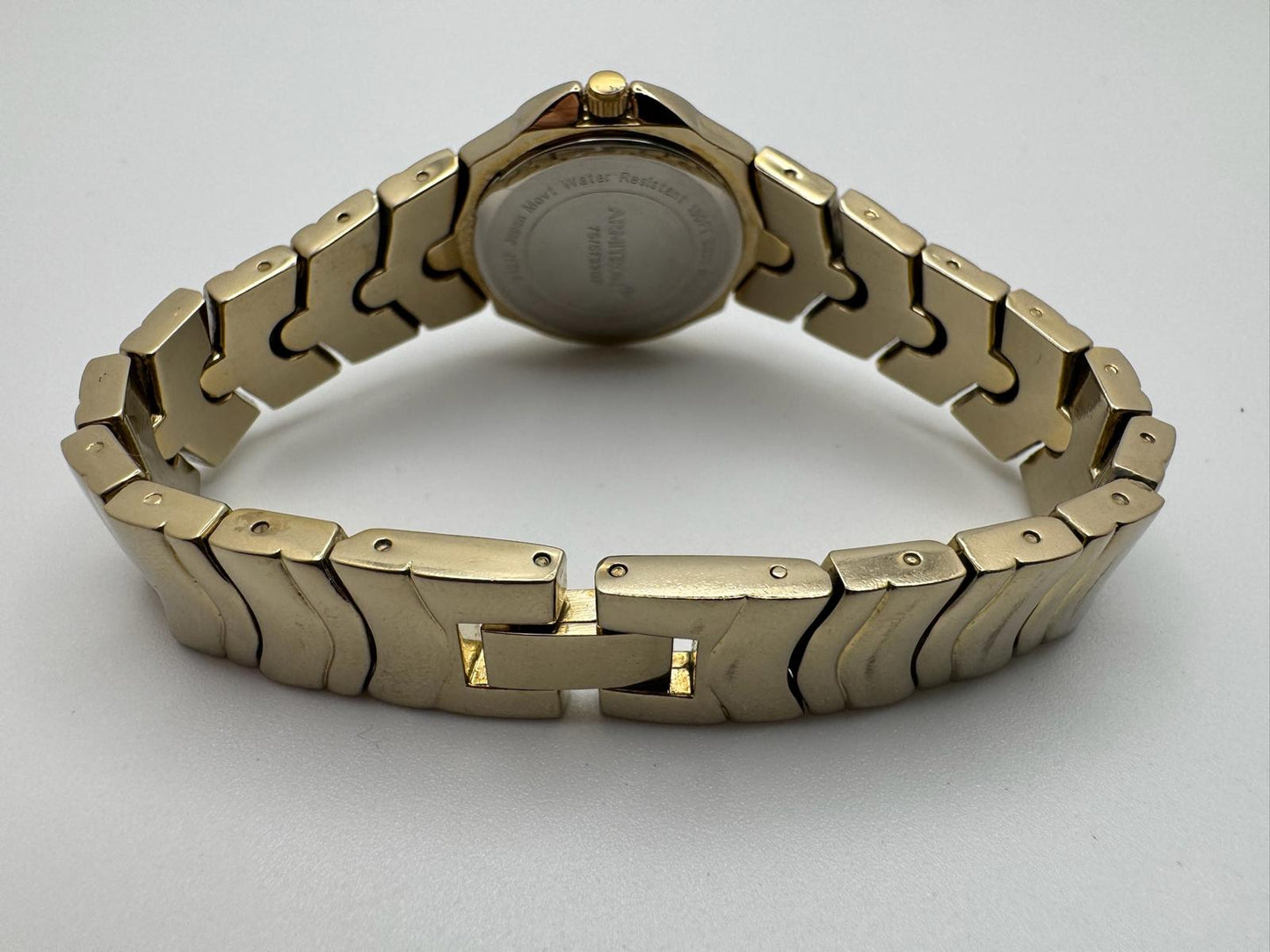 Armitron Gold Watch | Crystal Bezel, 28mm, New Battery