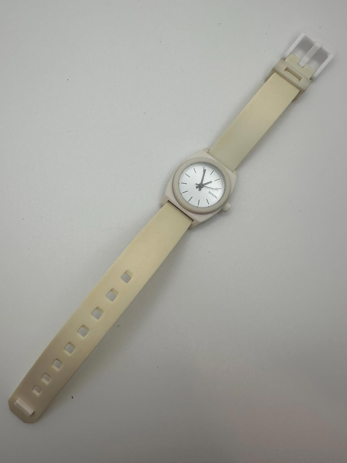Nixon Small Time Teller P Cream Women’s Watch – Fresh Battery