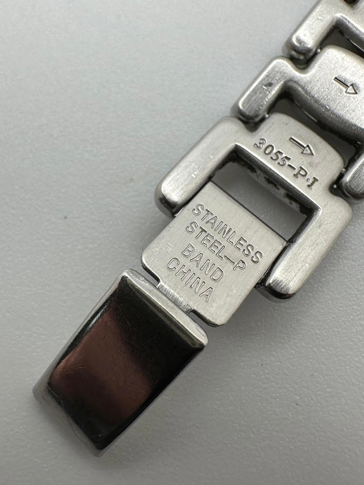 Women’s Seiko Quartz – 22mm Blue Dial, Two-Tone Bracelet, Fresh Battery, Cleaned