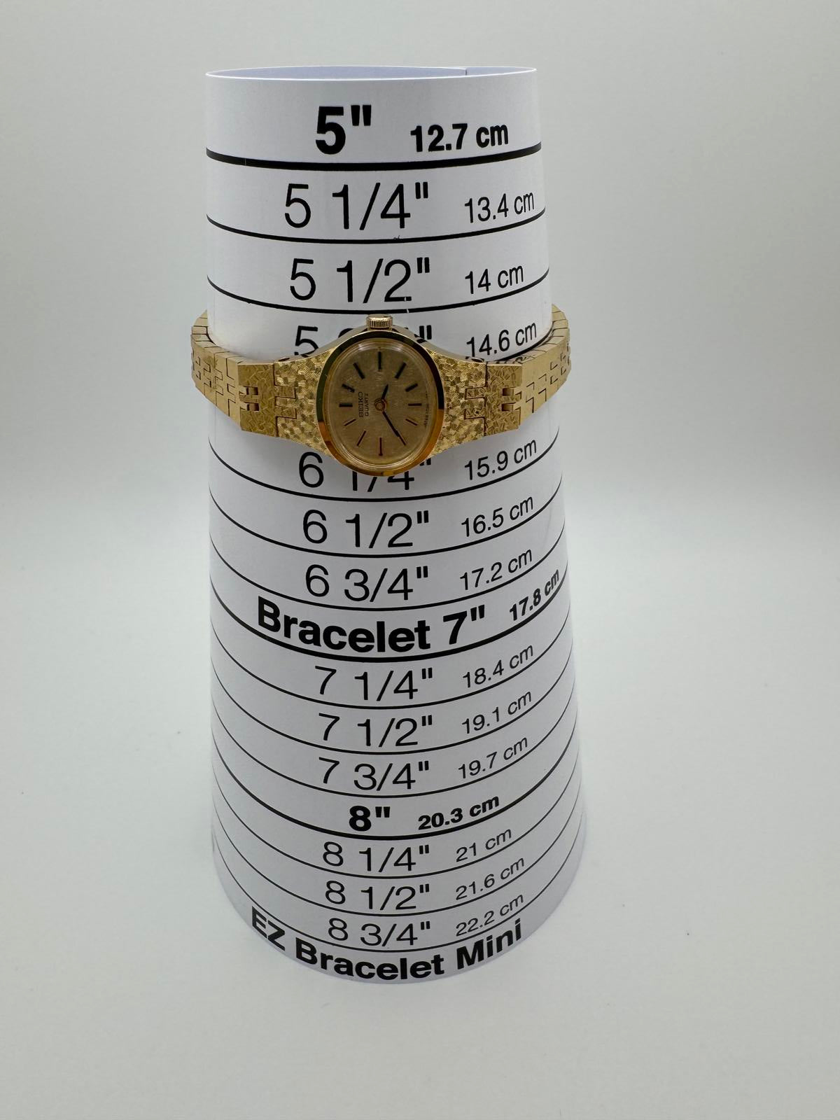 Vintage Seiko Quartz Women’s Watch – 17mm Gold Tone Bracelet