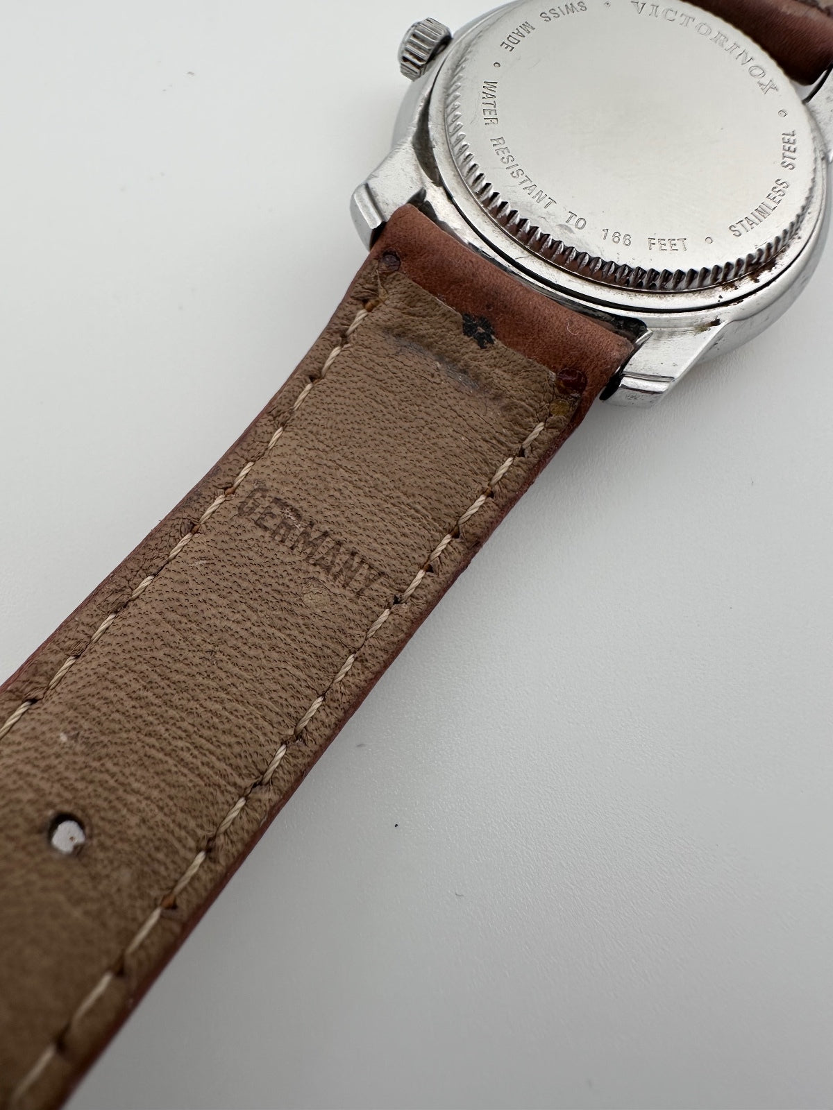 Vintage 1990s Victorinox Women's Swiss Quartz Watch Two Tone Date, alternate view 4