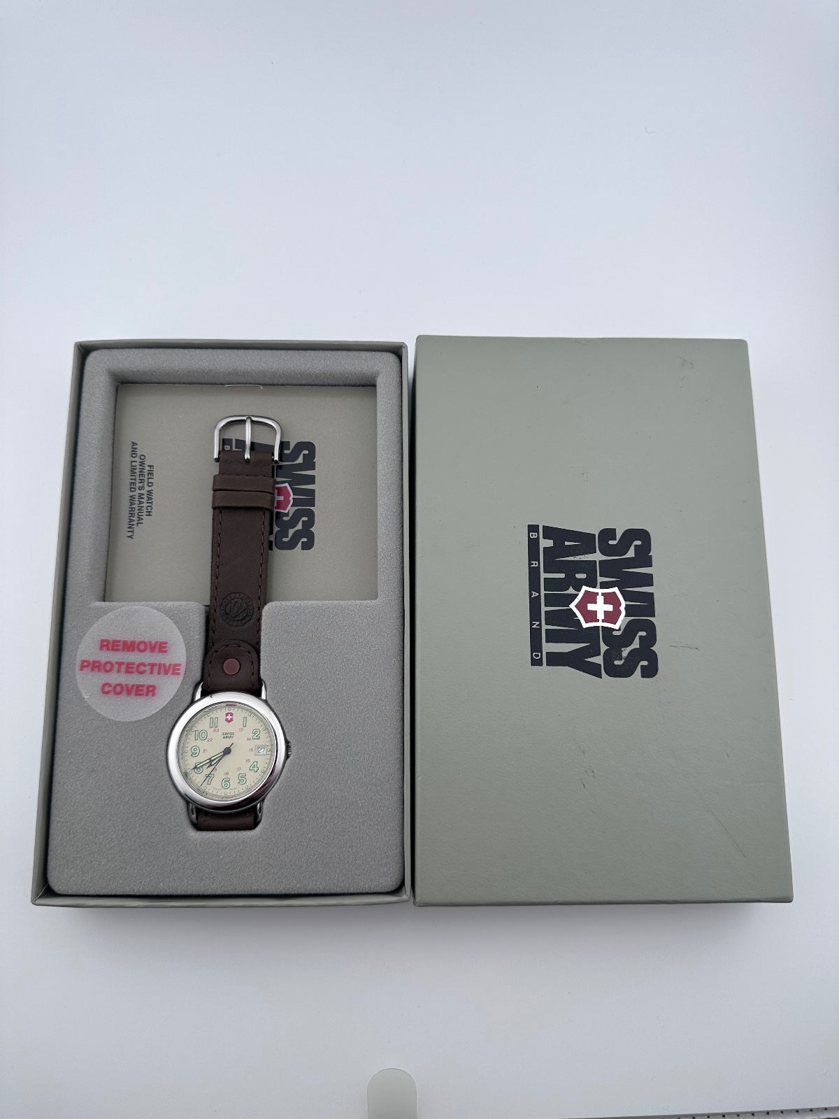 1994 Swiss Army Cavalry Watch 37mm Cream Dial, Appears Unworn, Swiss Quartz, alternate view 4
