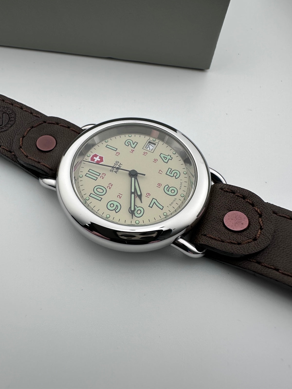 1994 Swiss Army Cavalry Watch 37mm Cream Dial, Appears Unworn, Swiss Quartz, alternate view 2