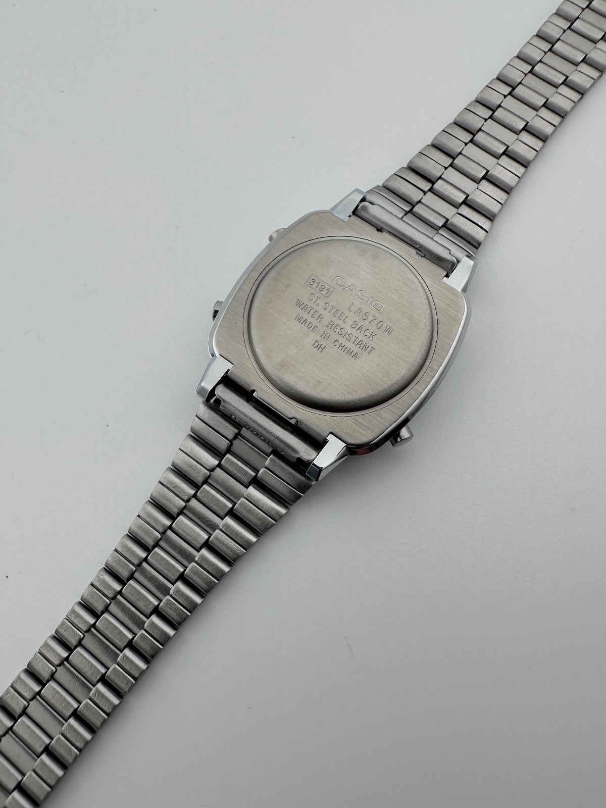 Casio LA670WA-7D Silver Digital Watch | Petite Retro Women's Watch