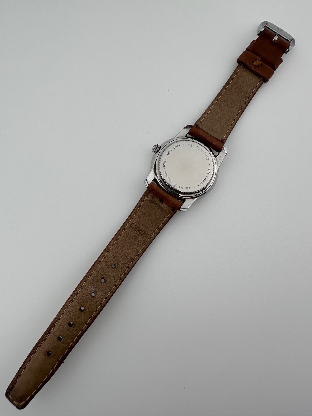 Vintage 1990s Victorinox Women's Swiss Quartz Watch Two Tone Date, alternate view 7