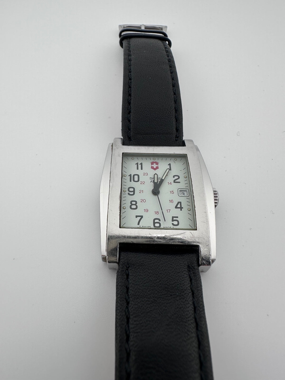 Swiss Army Brand Men’s Tank Quartz Watch 31mm Stainless Steel Date Swiss Made, alternate view 4