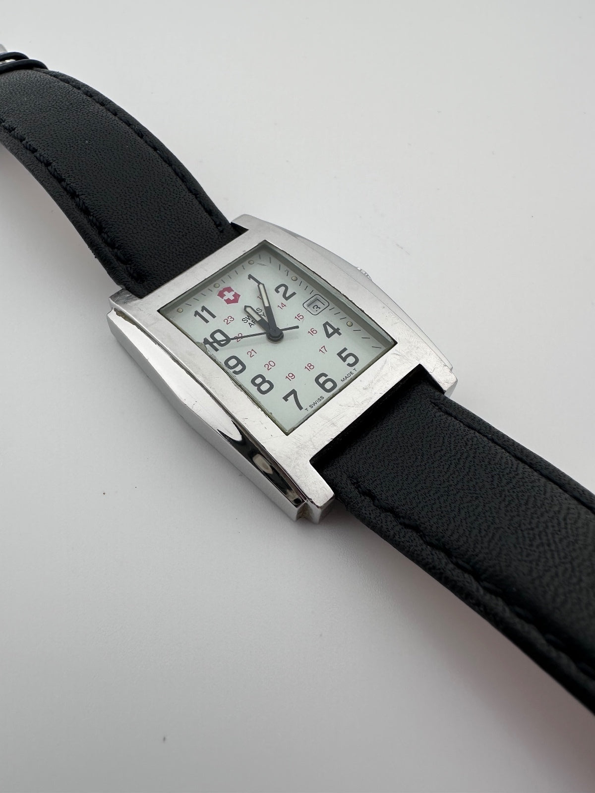 Swiss Army Brand Men’s Tank Quartz Watch 31mm Stainless Steel Date Swiss Made, alternate view 6