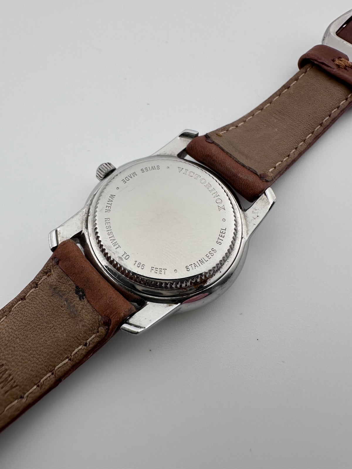 Vintage 1990s Victorinox Women's Swiss Quartz Watch Two Tone Date, alternate view 5