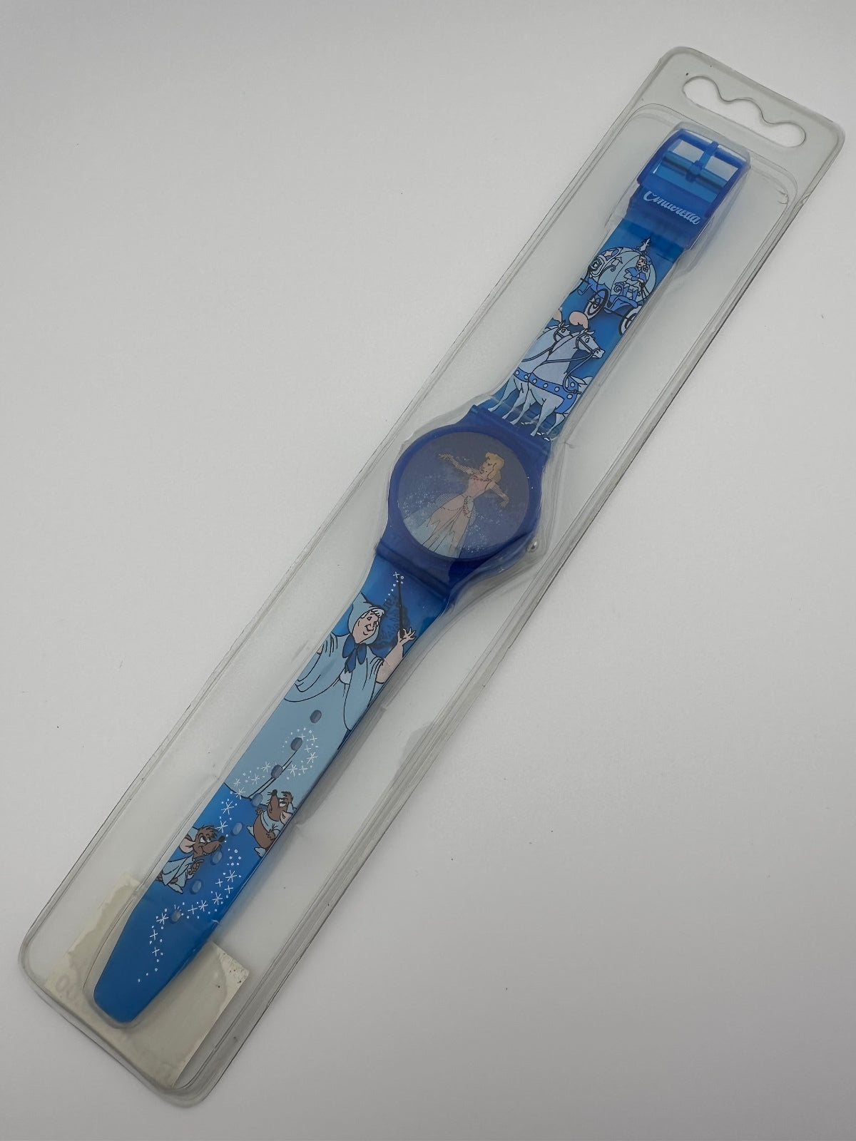 Vintage 1990s Disney Cinderella Holographic Watch Unopened NOS, alternate view 2