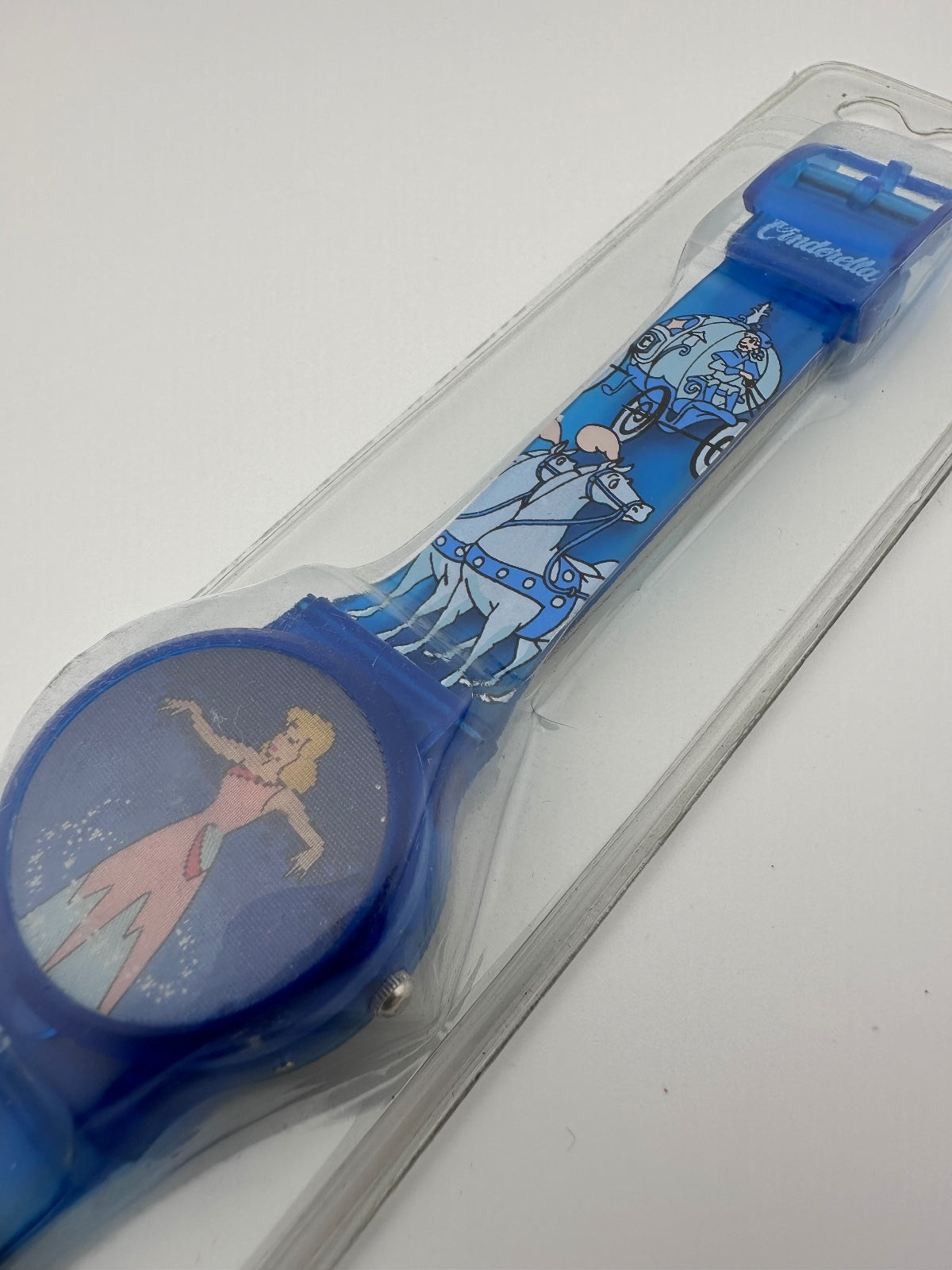 Vintage 1990s Disney Cinderella Holographic Watch Unopened NOS, alternate view 4