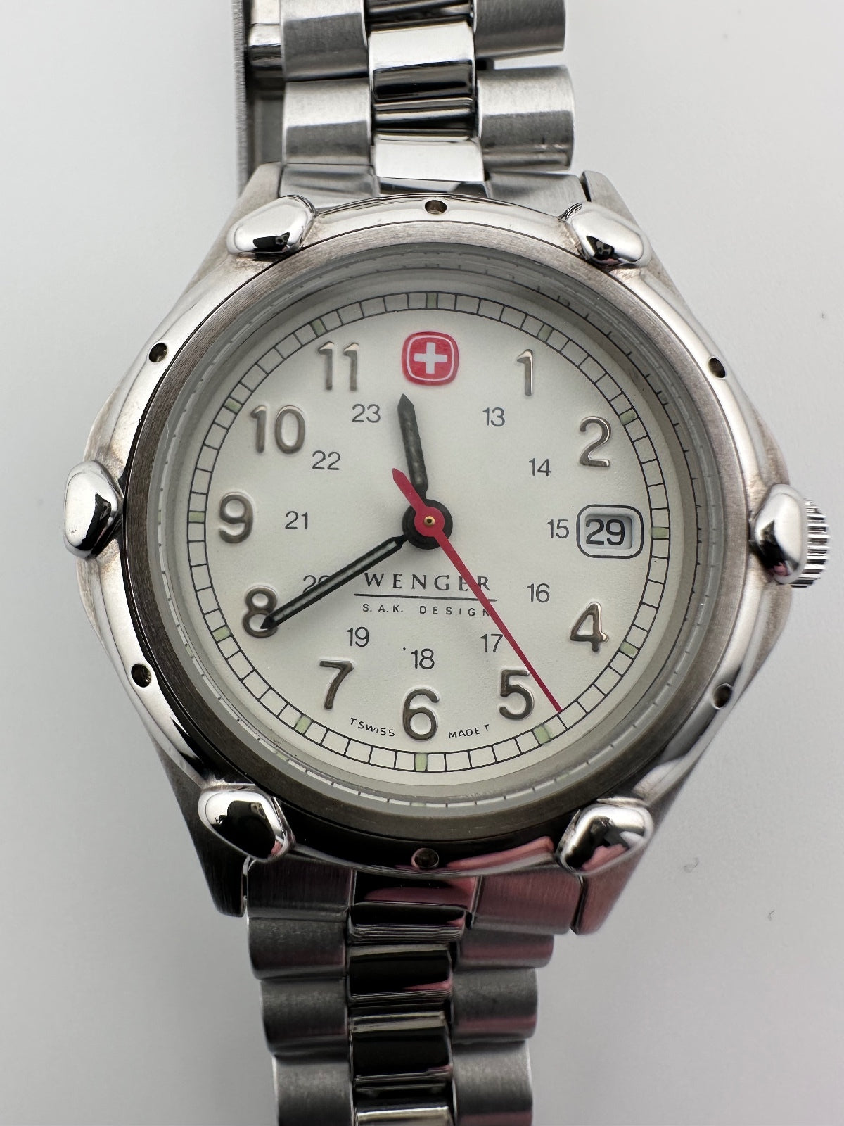 Vintage 1990s Wenger Women's Swiss Quartz Watch 30mm Date, alternate view 3
