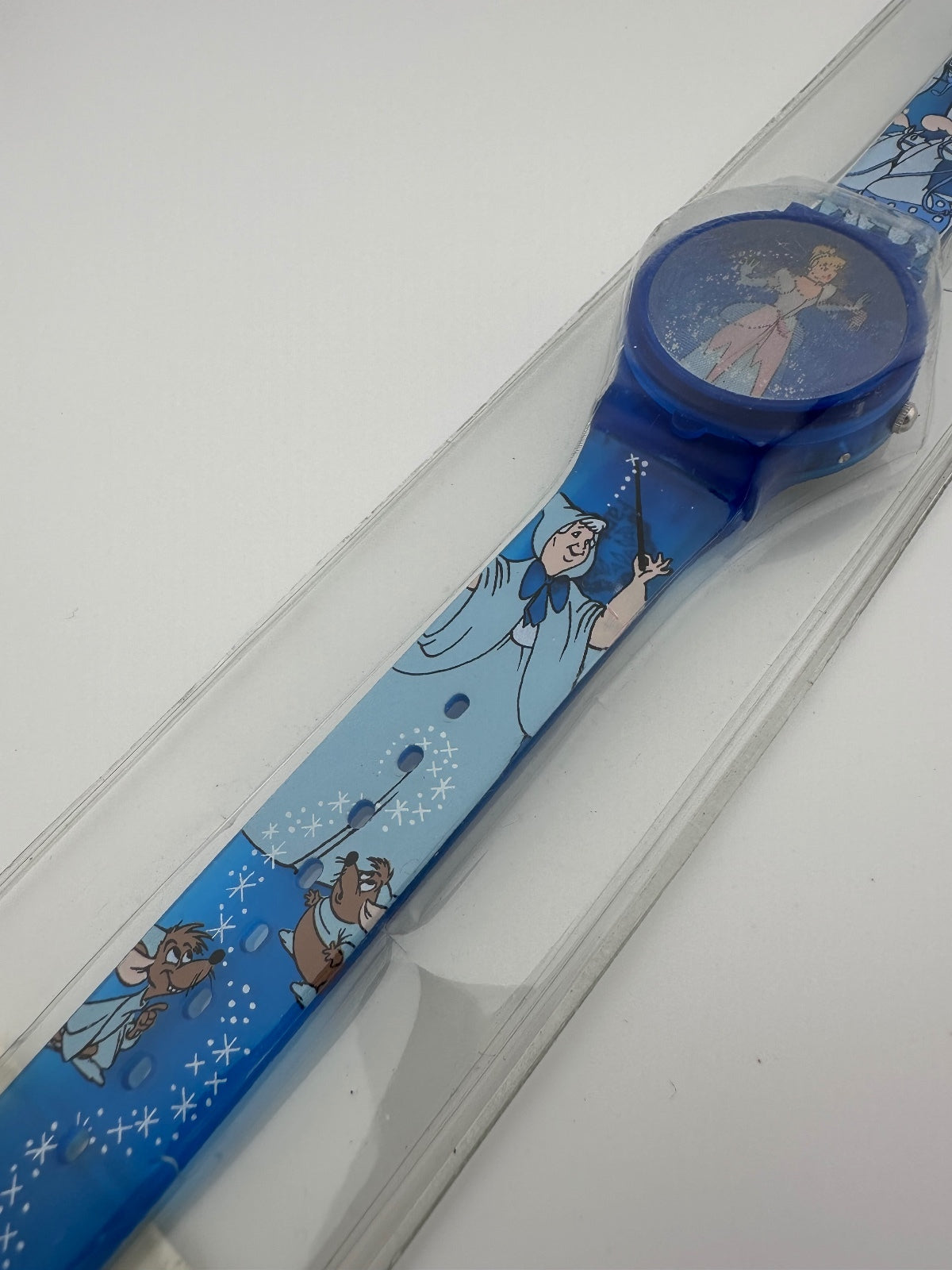 Vintage 1990s Disney Cinderella Holographic Watch Unopened NOS, alternate view 3