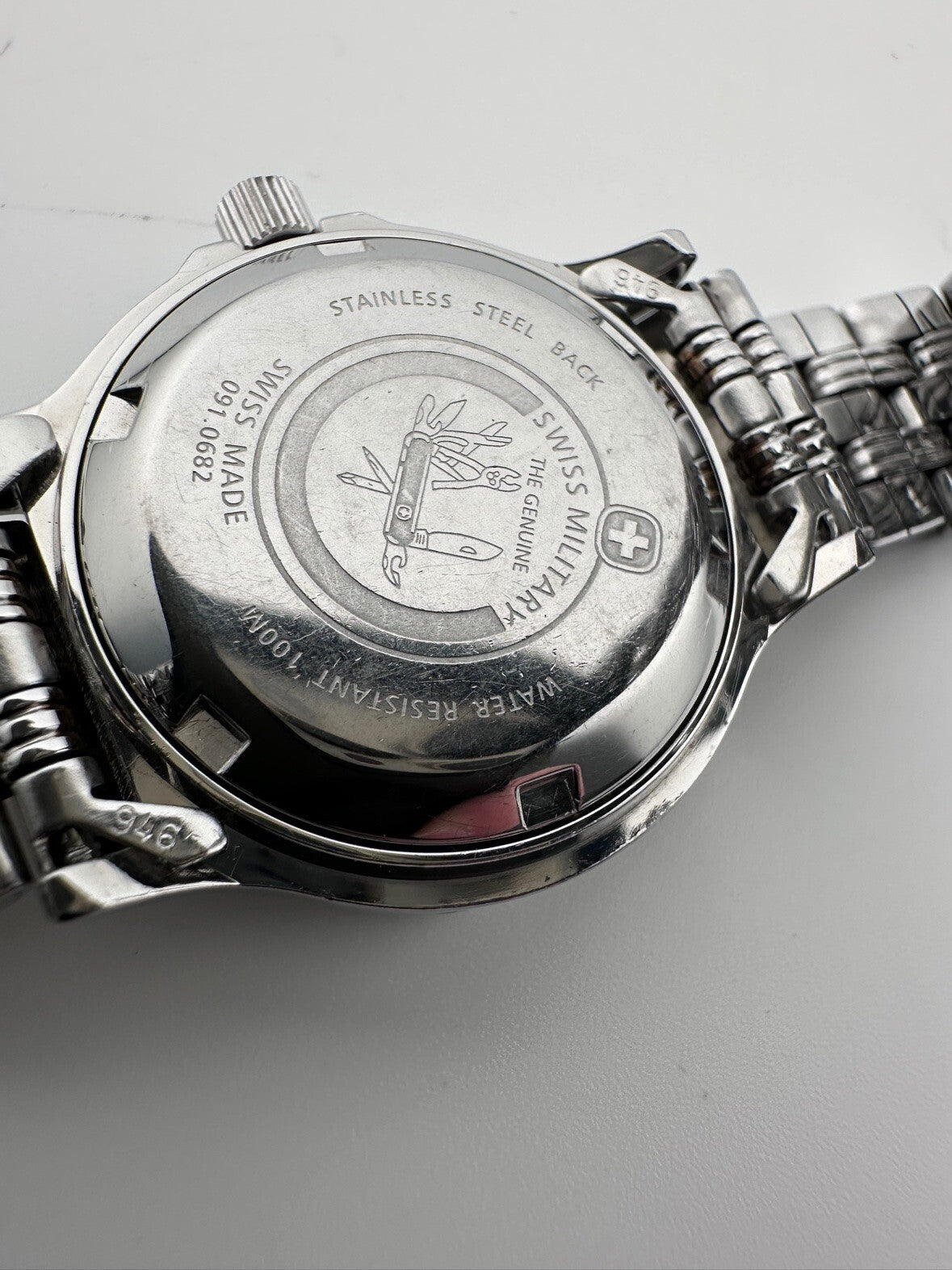 Swiss Military Womens Quartz Watch 29mm Two Tone Day Date New Battery 2000s