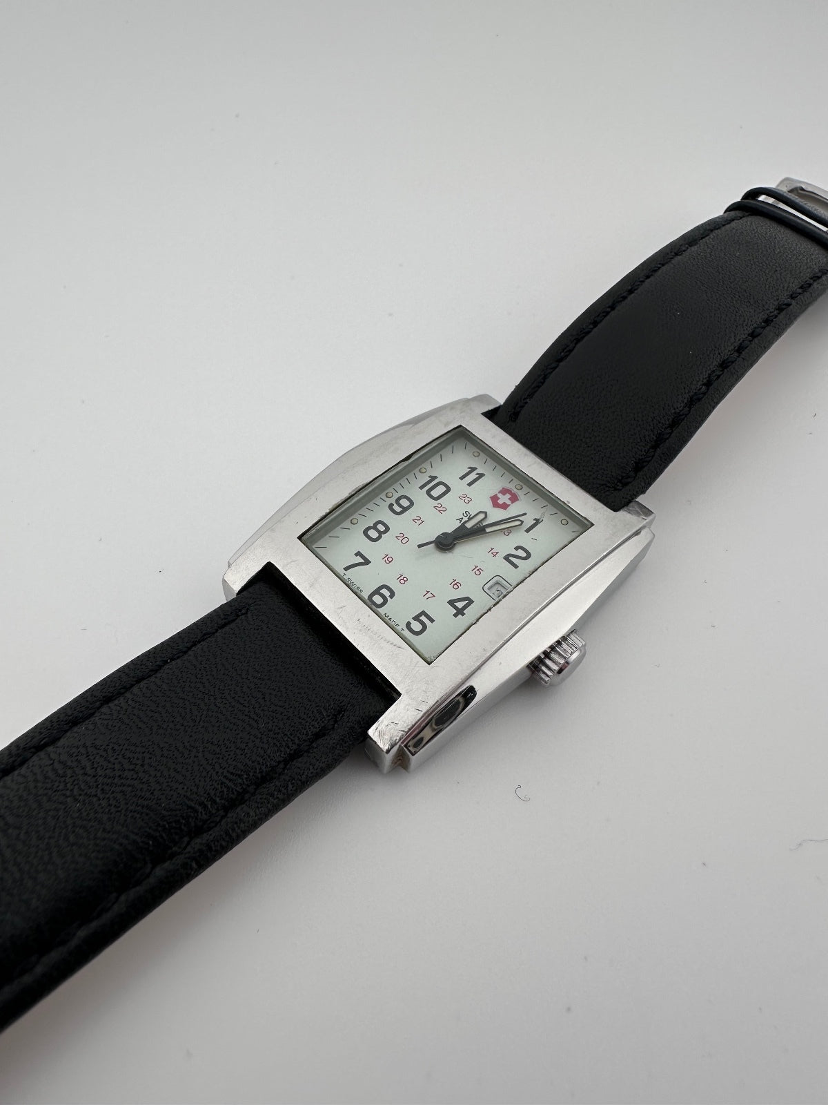 Swiss Army Brand Men’s Tank Quartz Watch 31mm Stainless Steel Date Swiss Made, alternate view 2