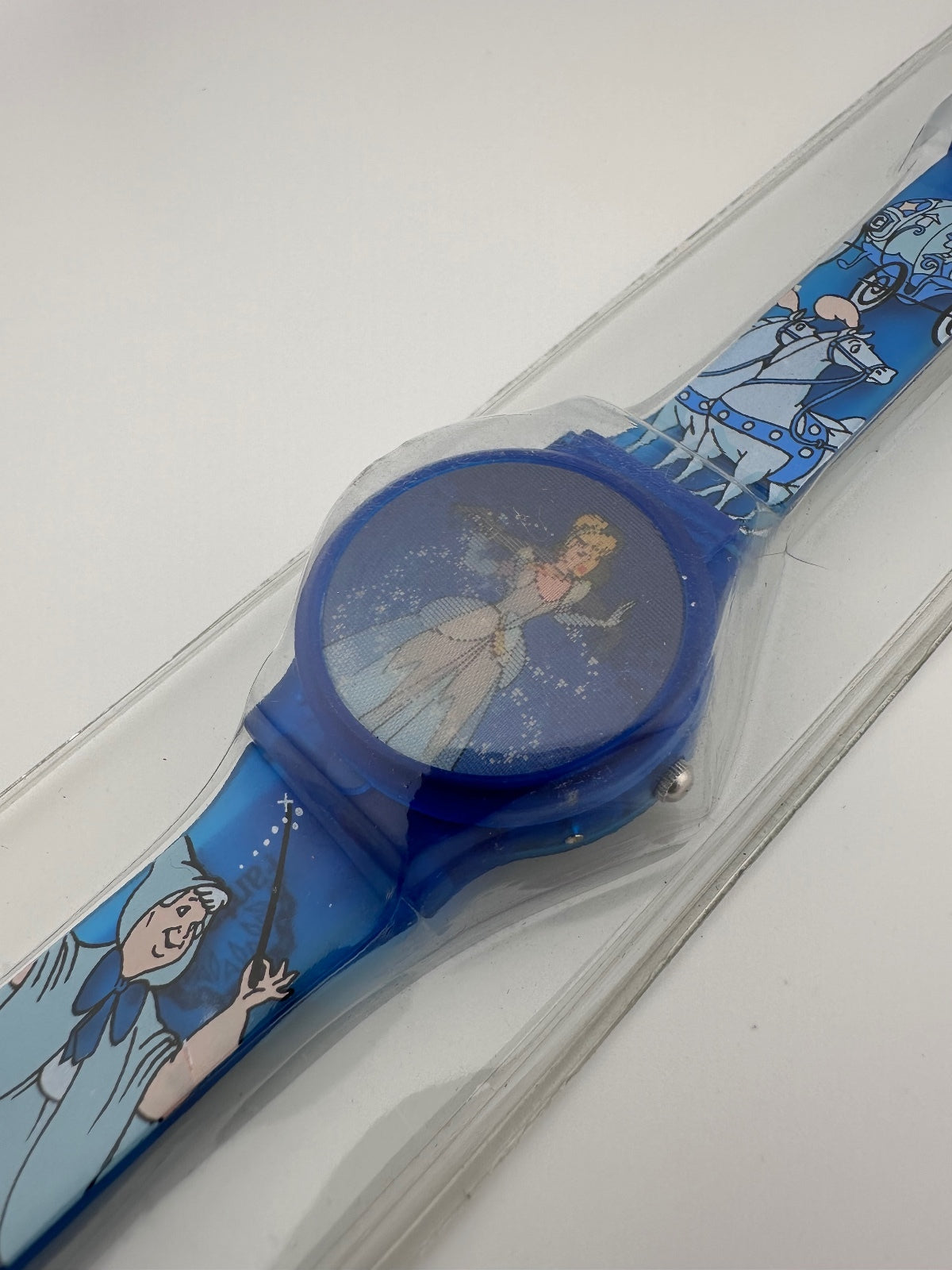 Vintage 1990s Disney Cinderella Holographic Watch Unopened NOS