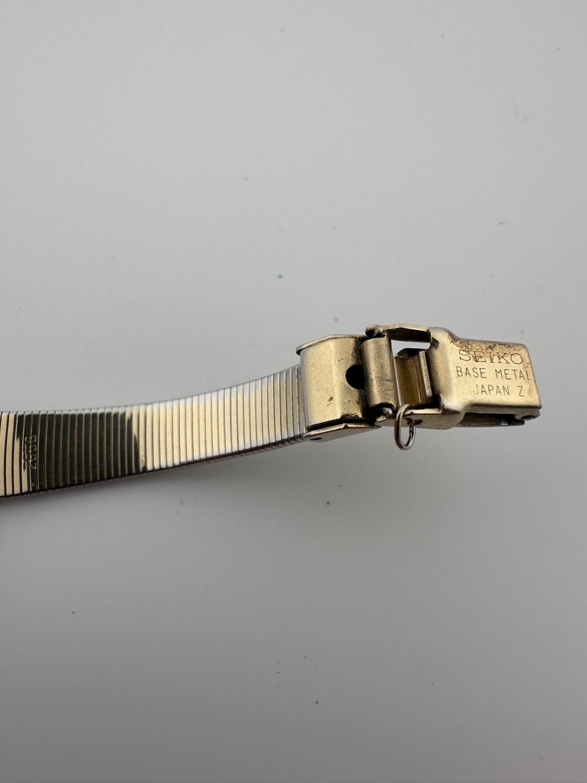 Vintage Seiko Womens Quartz Watch 17mm Brown Dial Running New Battery 1980s