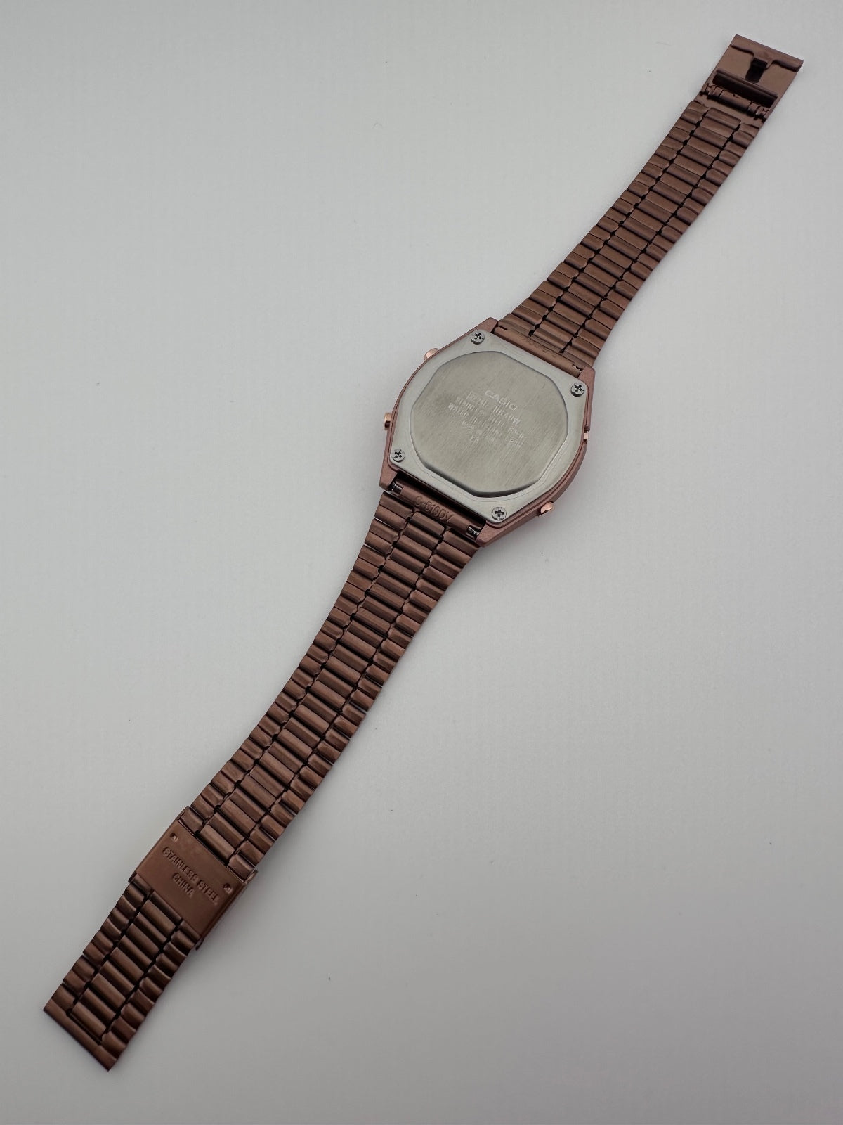 Casio B640WC-5A Rose Gold Digital Watch