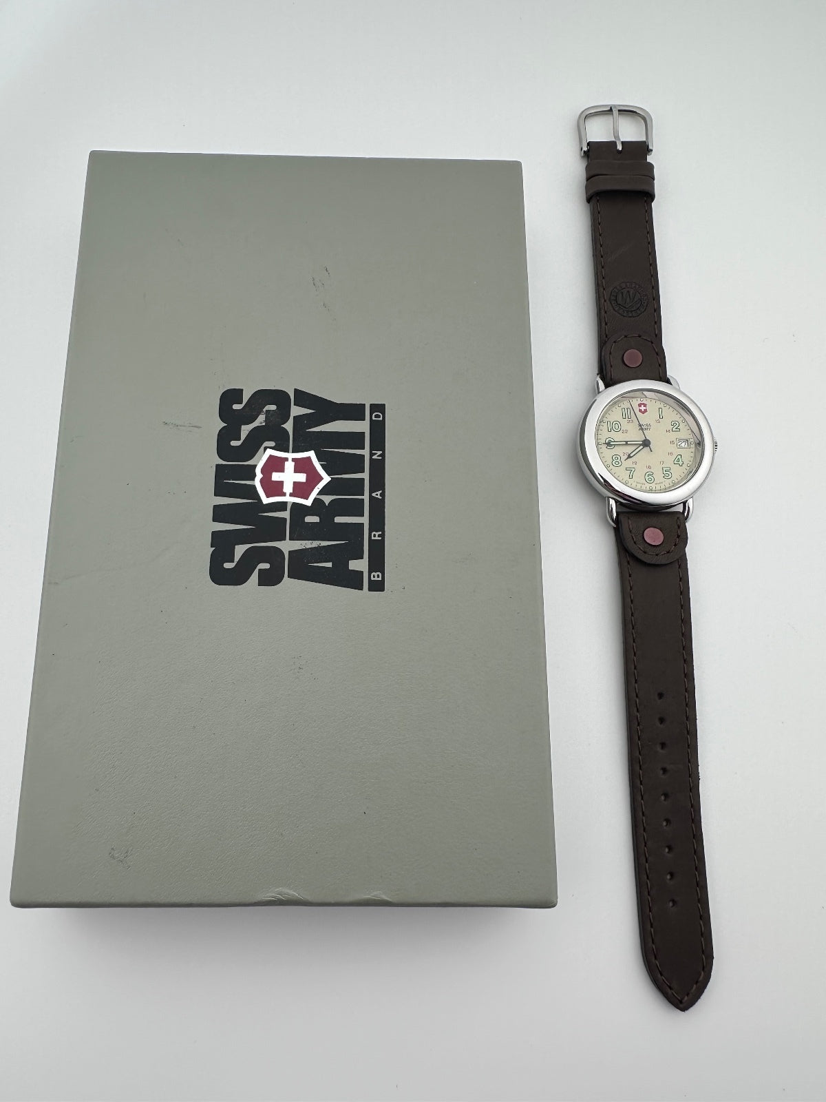 1994 Swiss Army Cavalry Watch 37mm Cream Dial, Appears Unworn, Swiss Quartz, alternate view 8