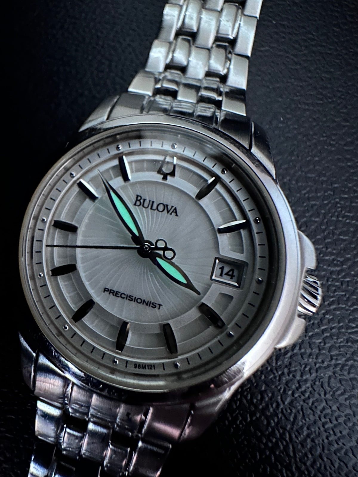 Bulova Precisionist 96M121 Women’s Stainless Steel Quartz Watch 31mm, alternate view 7