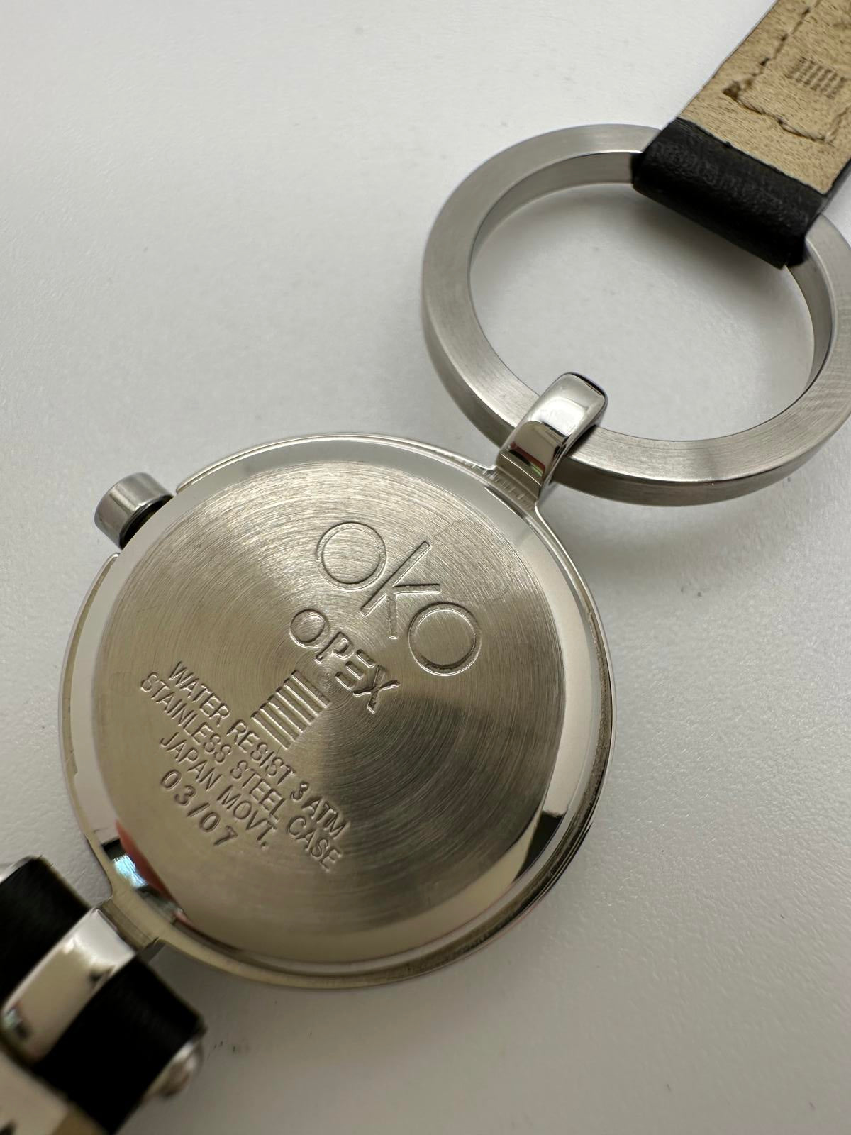 Opex Women’s 22mm Quartz Watch Black Dial Minimalist Stainless Steel