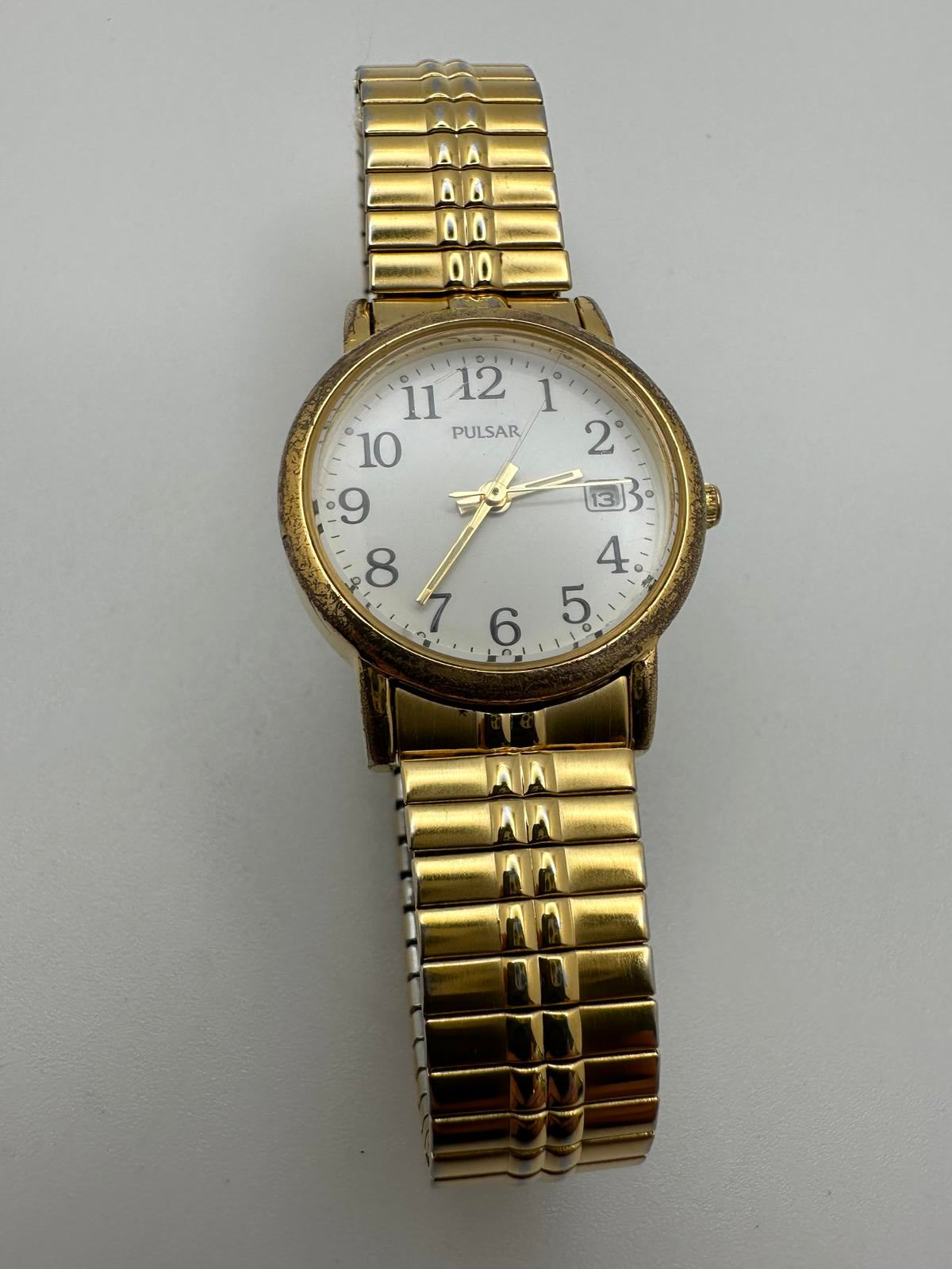 Pulsar Gold Women’s Watch 25mm Fresh Battery Date Window Japan Movement