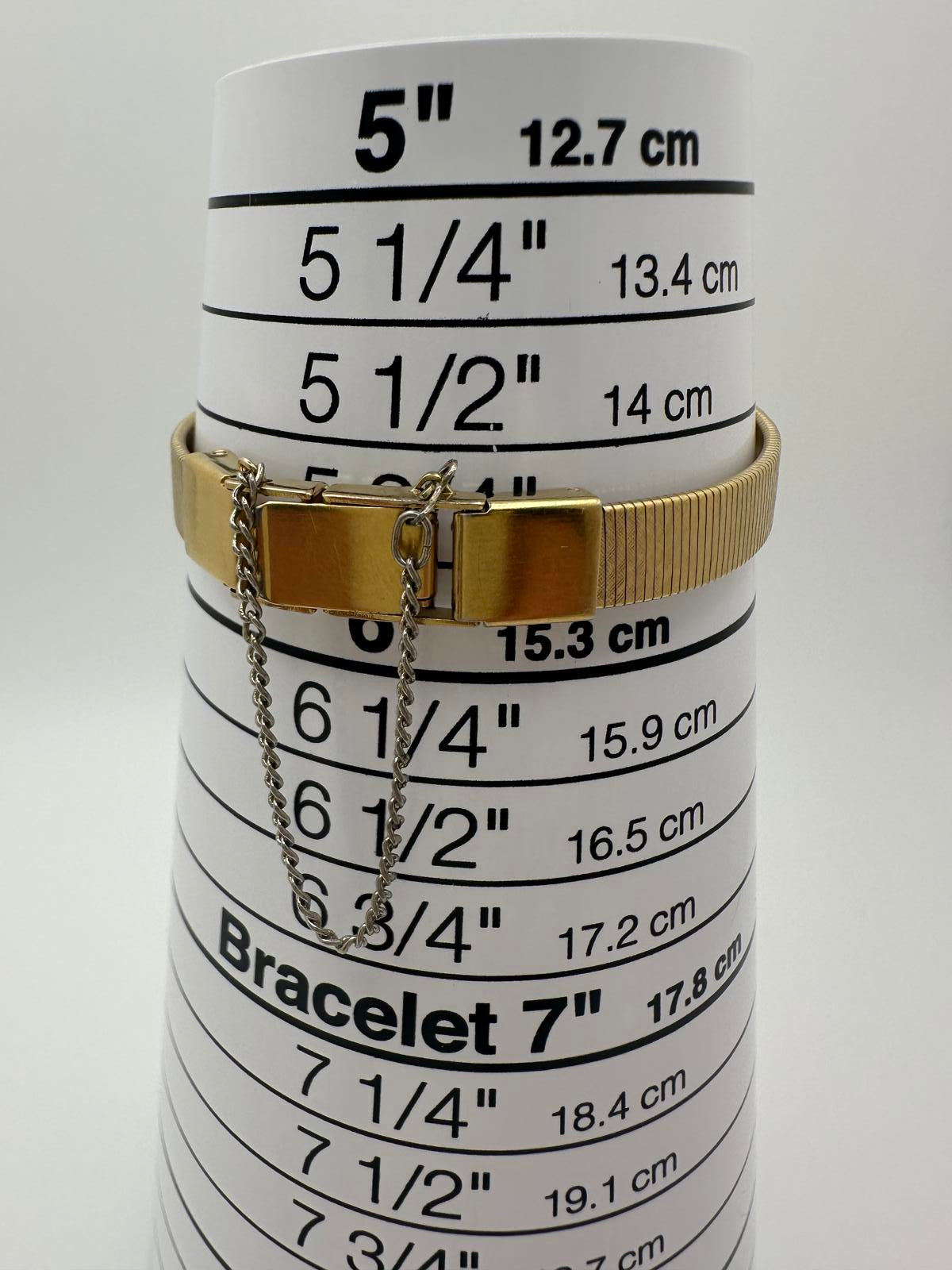 Seiko Quartz Gold-Tone Tank Watch – 16mm Vintage 1980s Japan, Fresh Battery