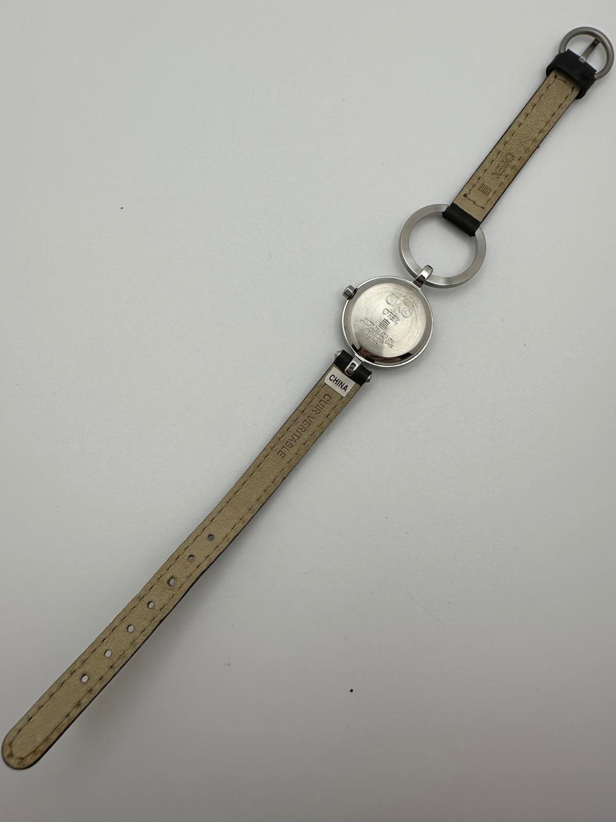 Opex Women’s 22mm Quartz Watch Black Dial Minimalist Stainless Steel