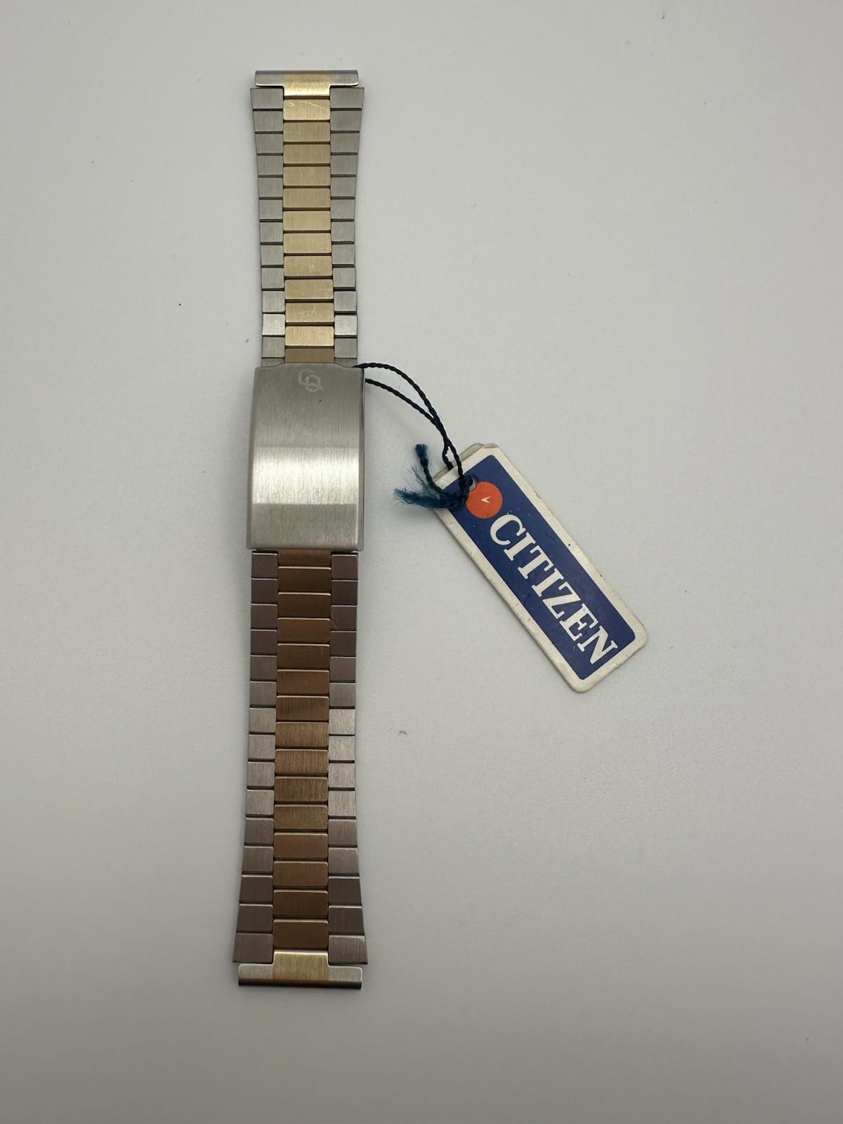 Citizen Two-Tone Watch Band – 18mm Tapered Bracelet – Made in Korea – Citizen 7