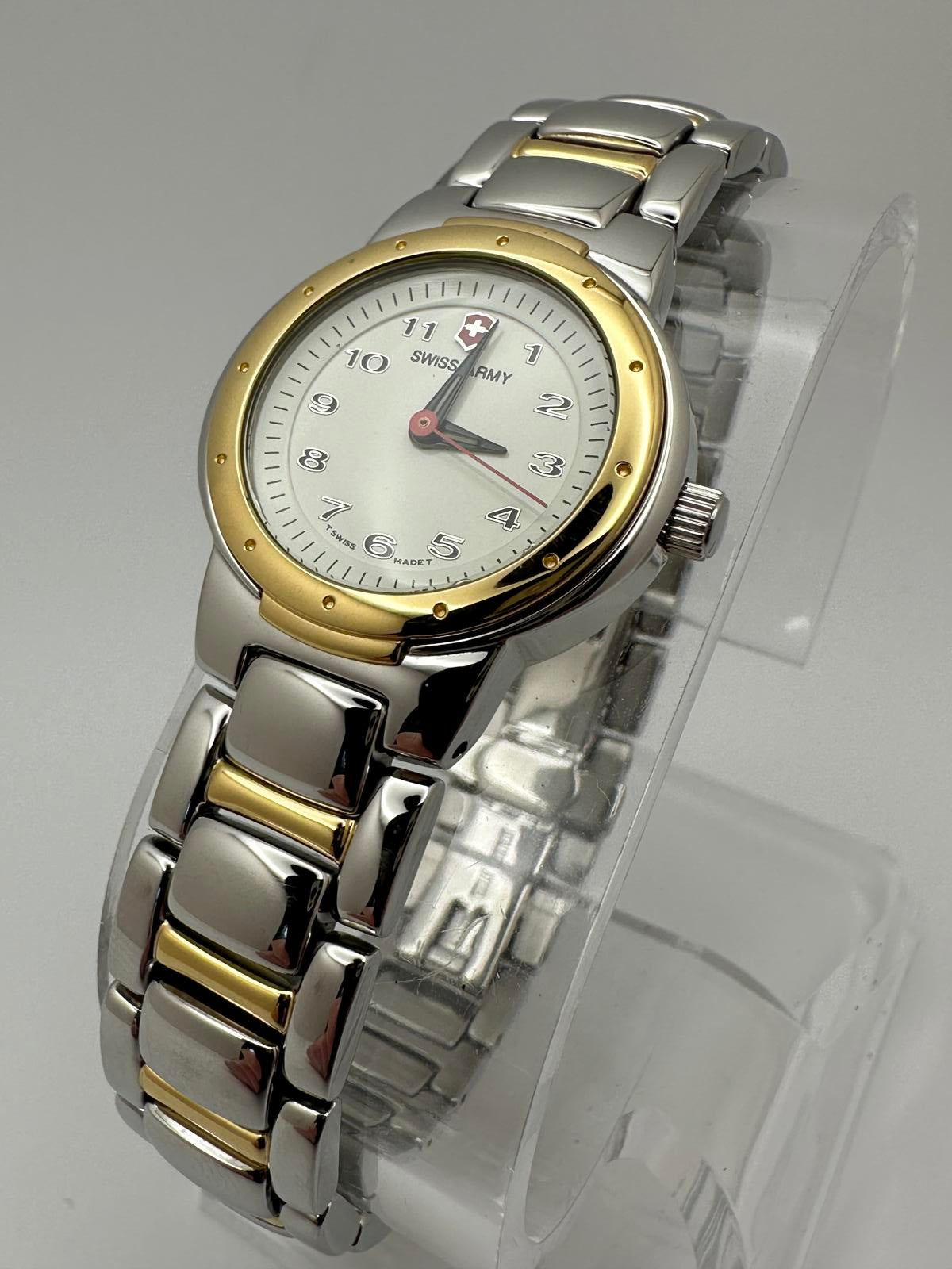 Swiss Army Women’s Two-Tone Quartz Watch 26mm – Swiss Made, Fresh Battery