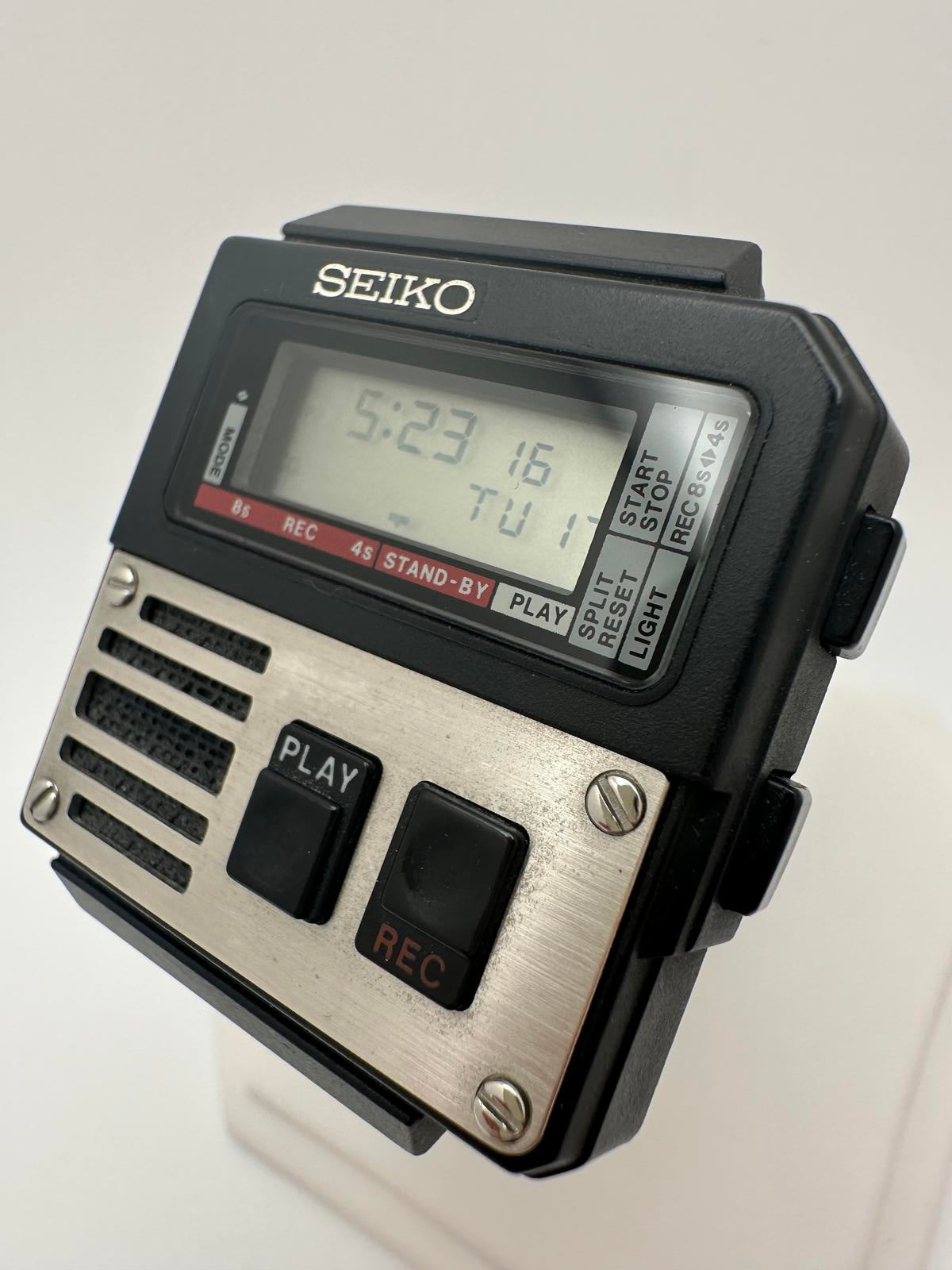 Seiko M516-4009 Voice Note Watch 1980s “Ghostbusters” Collector-Grade