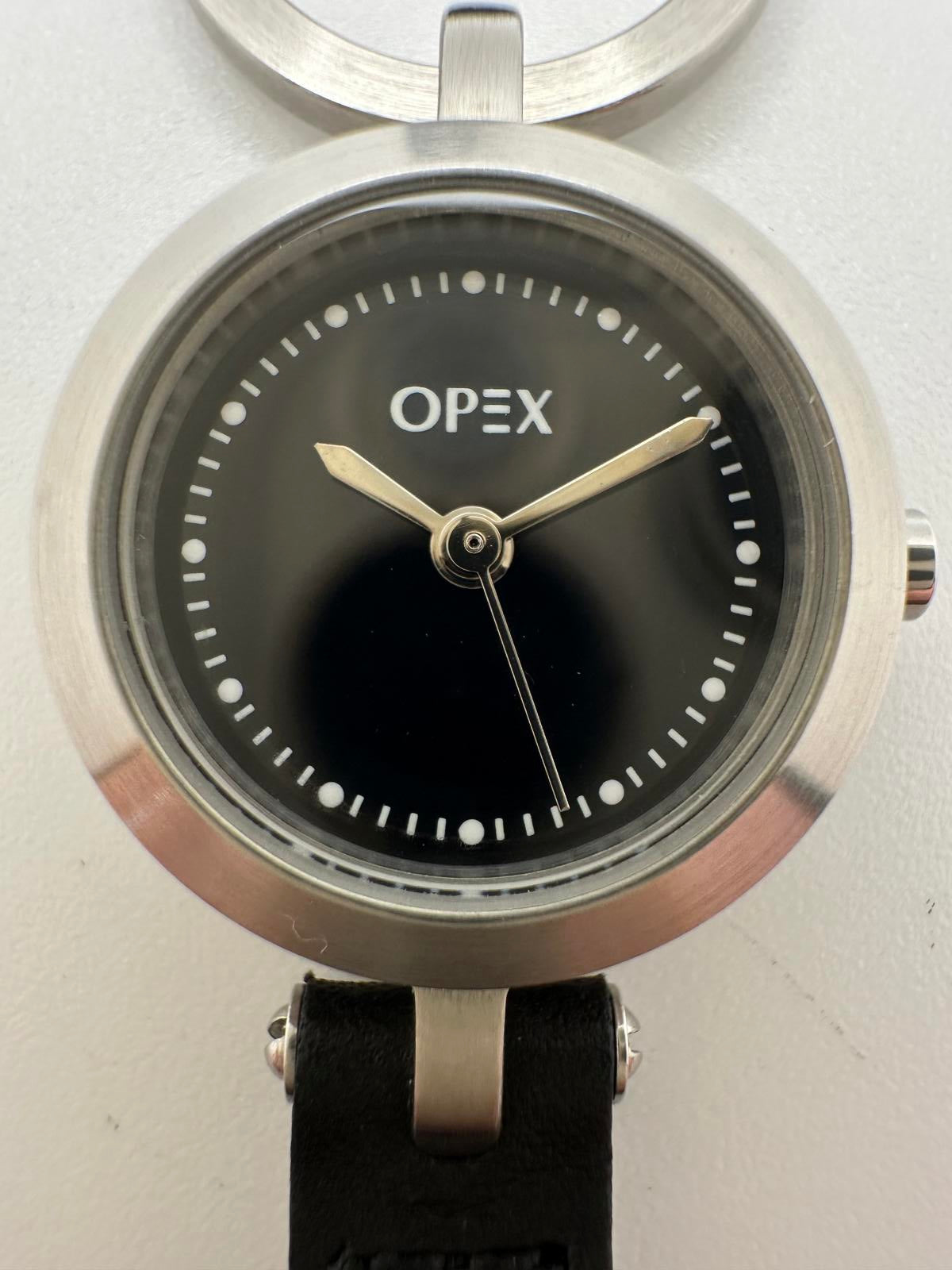 Opex Women’s 22mm Quartz Watch Black Dial Minimalist Stainless Steel