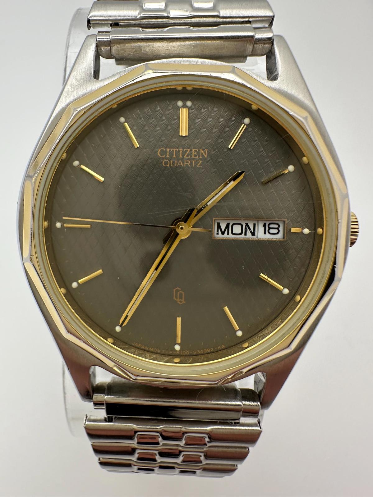 Citizen Quartz Men’s Watch – 36mm Two-Tone Stainless Steel