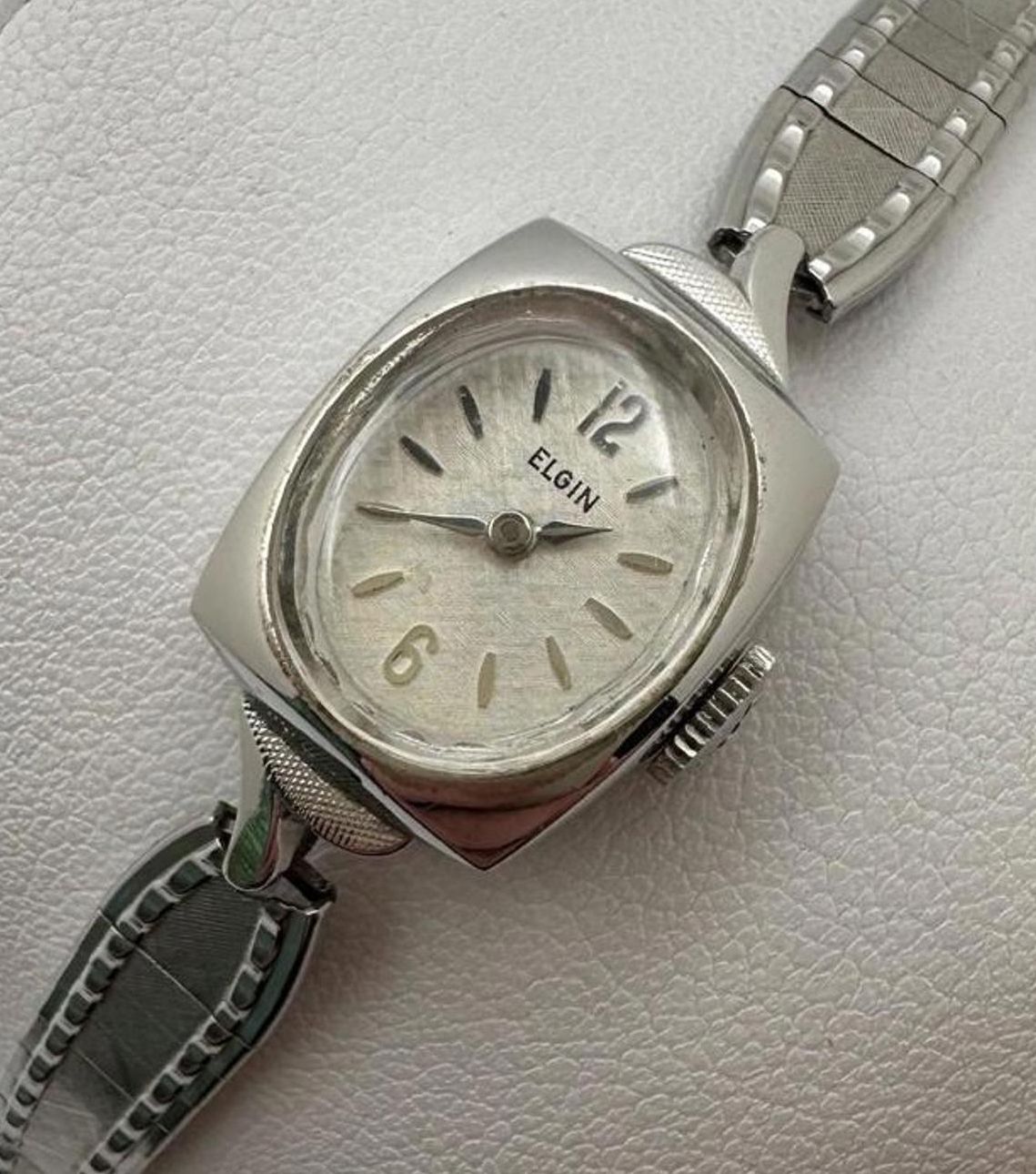 Vintage Elgin Women’s Watch 10K RGP Bezel Manual Wind Admiral Band